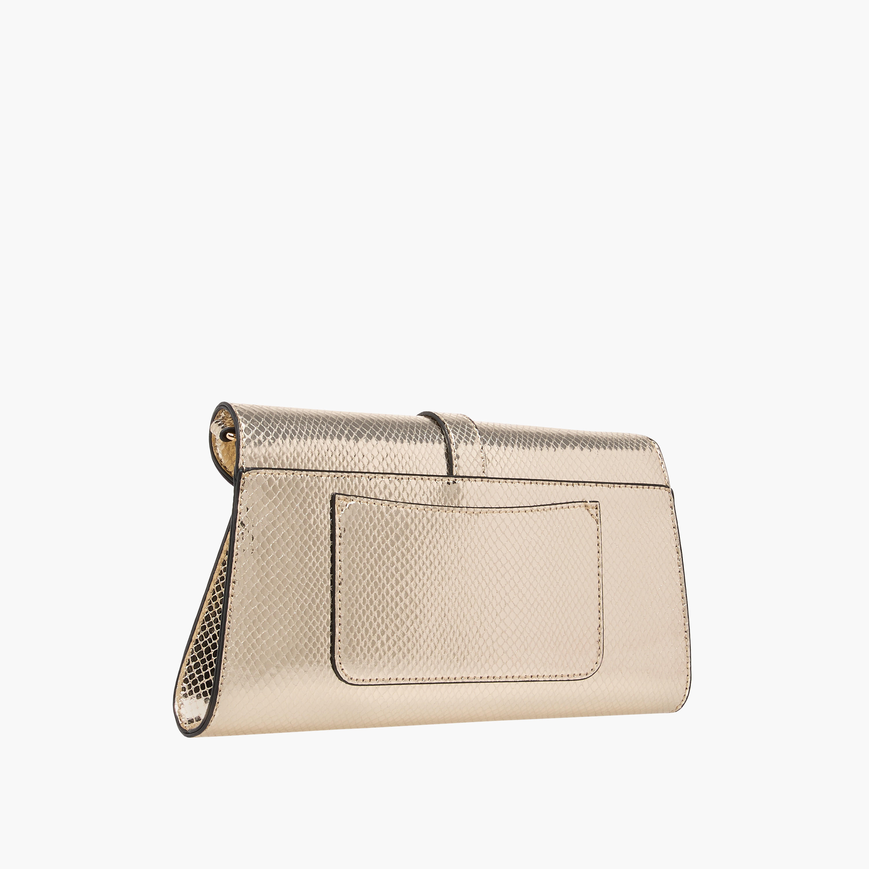 Celeste Textured Crossbody Bag with Chain Strap and Flap Closure-women-bagsandwallets-handbags-image-4