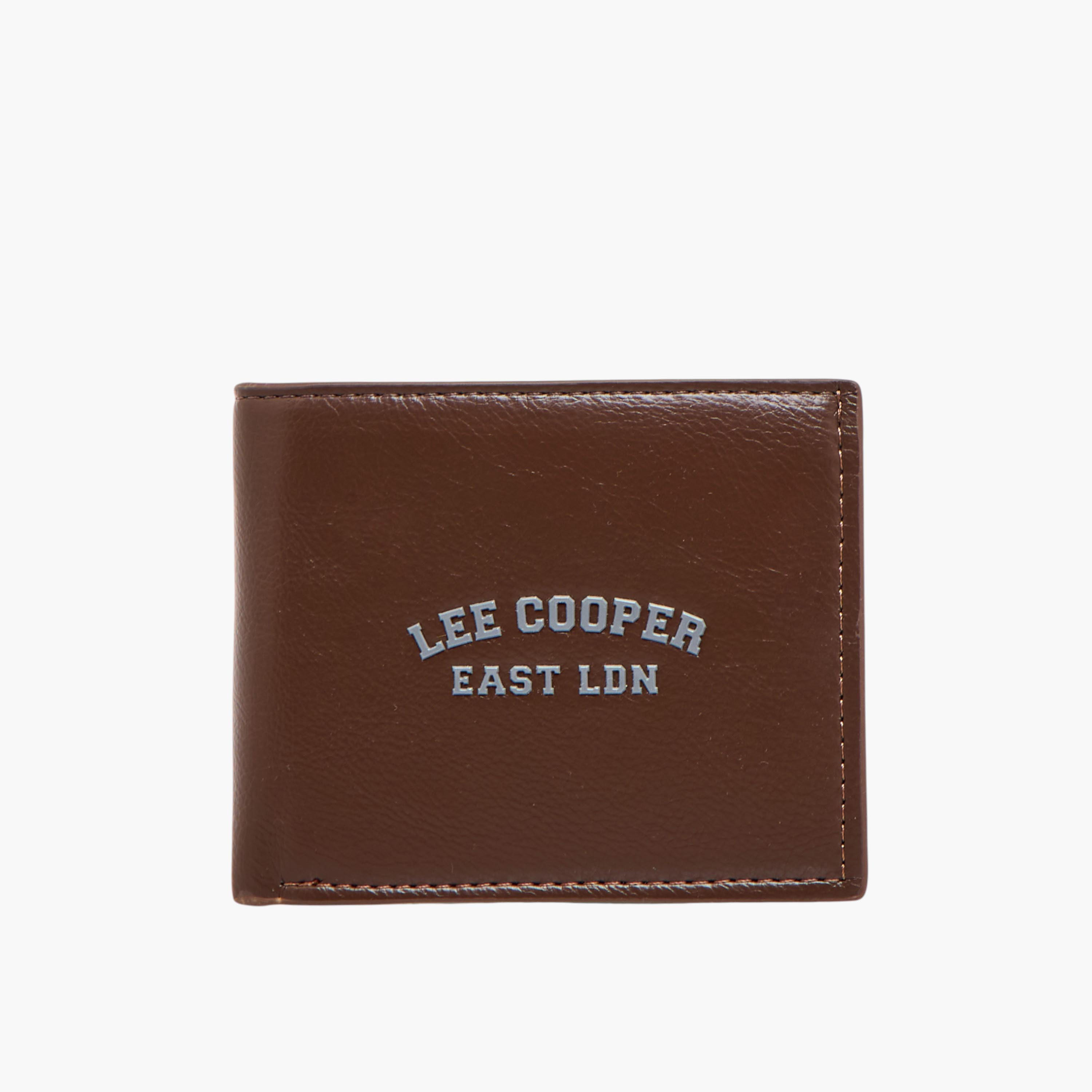 Lee Cooper Logo Print Bi-Fold Wallet-men-beltsandwallets-wallets-image-1