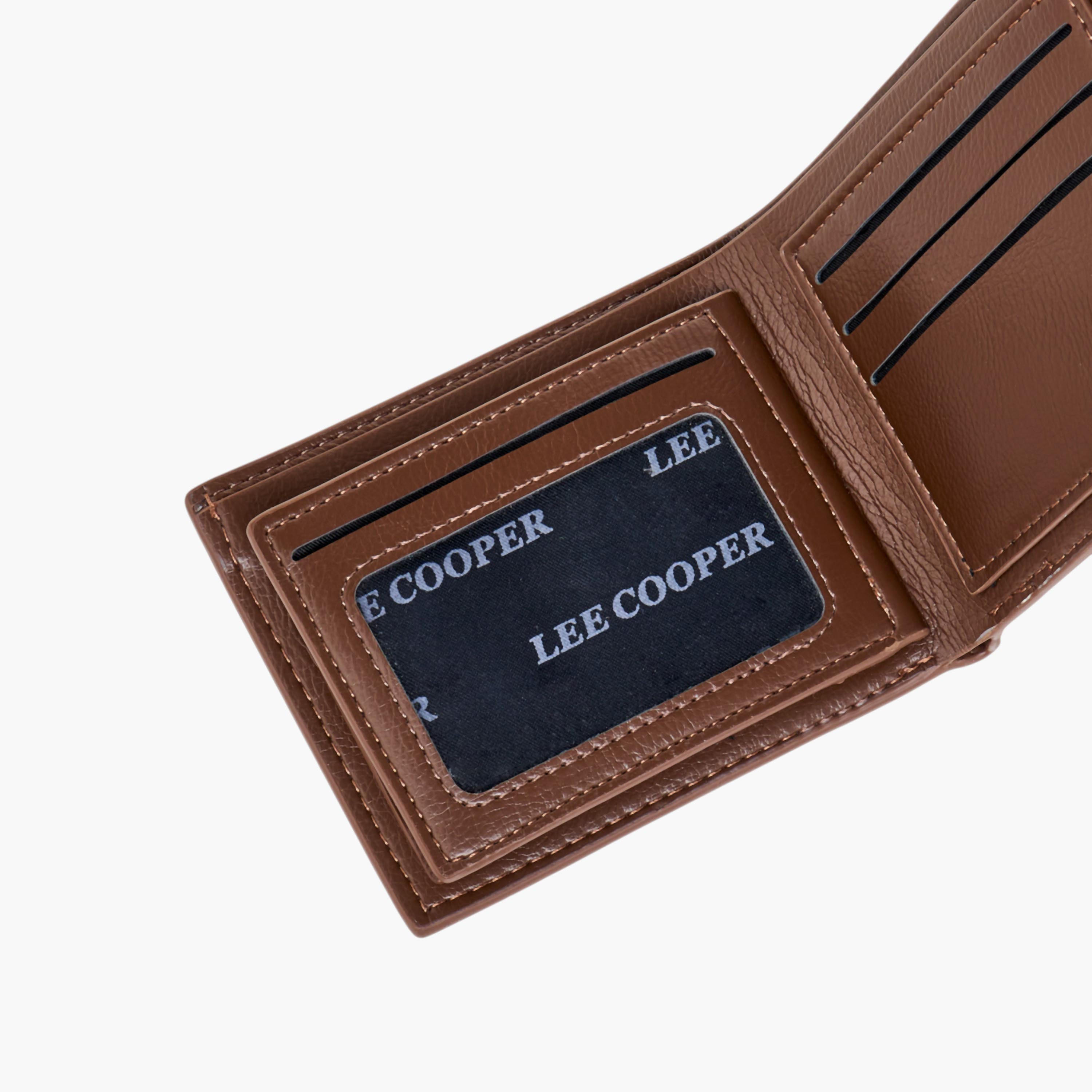 Lee Cooper Logo Print Bi-Fold Wallet-men-beltsandwallets-wallets-image-6