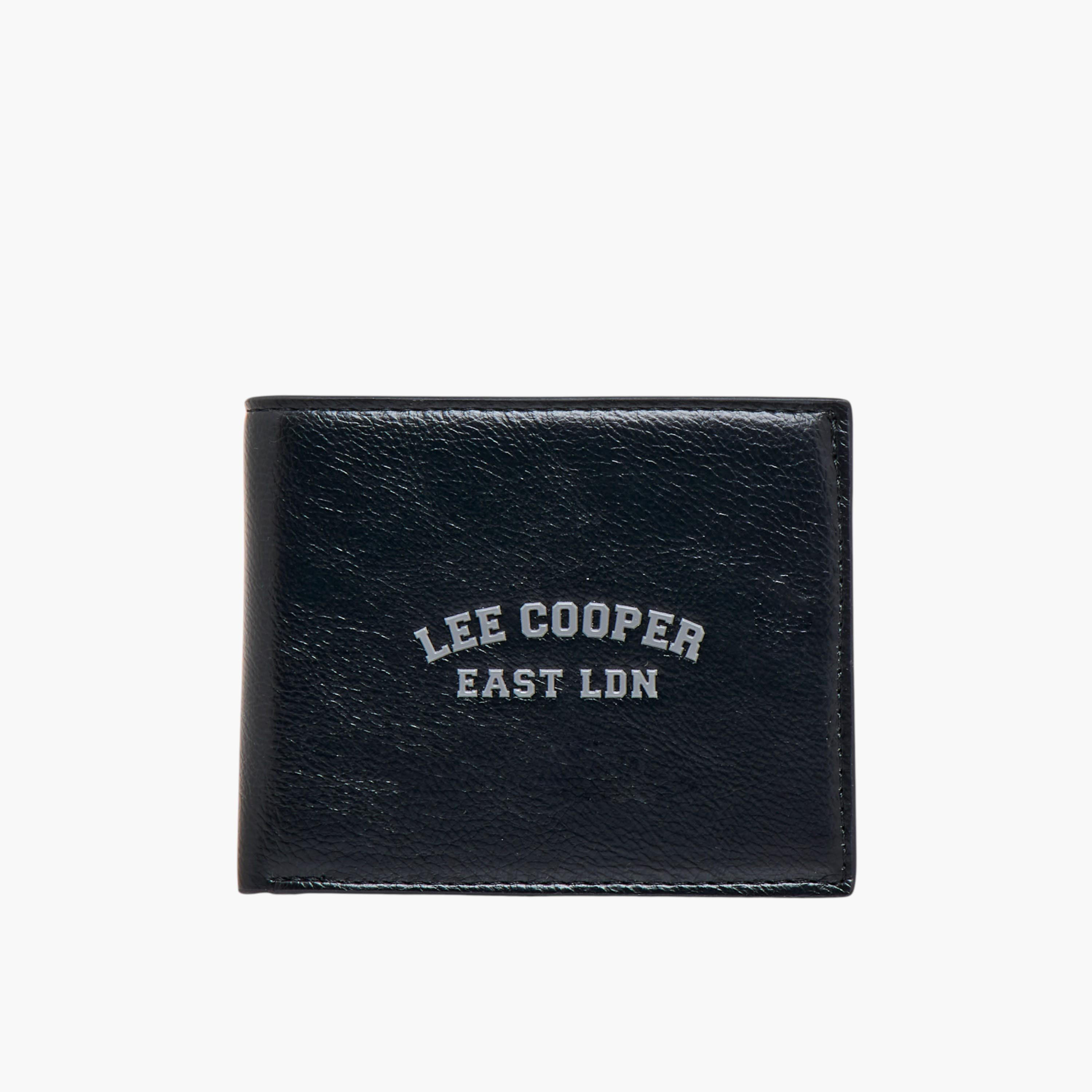 Lee Cooper Logo Print Bi-Fold Wallet-men-beltsandwallets-wallets-image-1