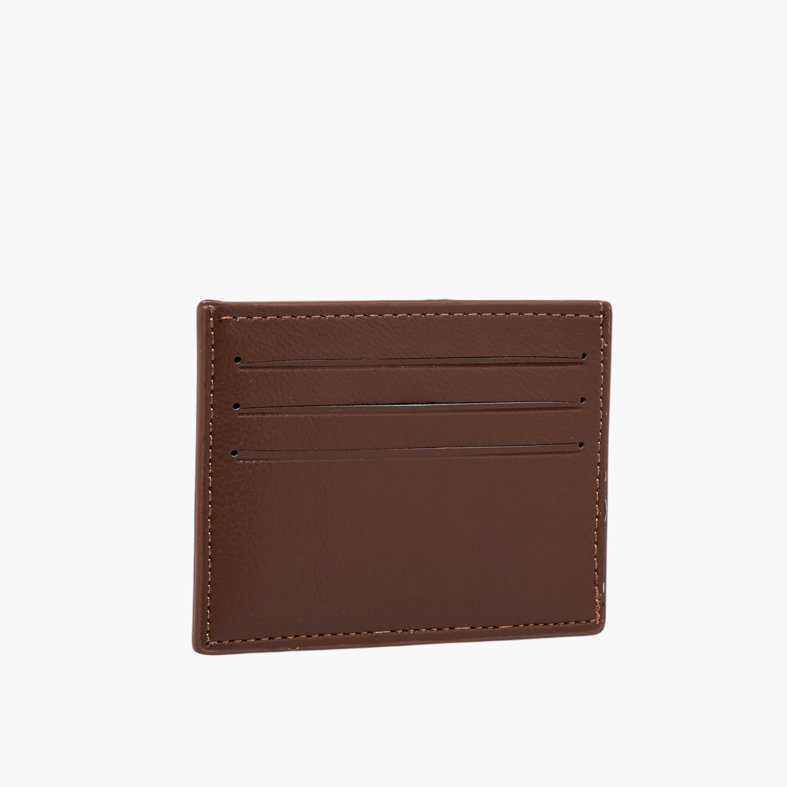 Lee Cooper Printed Card Holder with Open Top-men-beltsandwallets-wallets-image-2