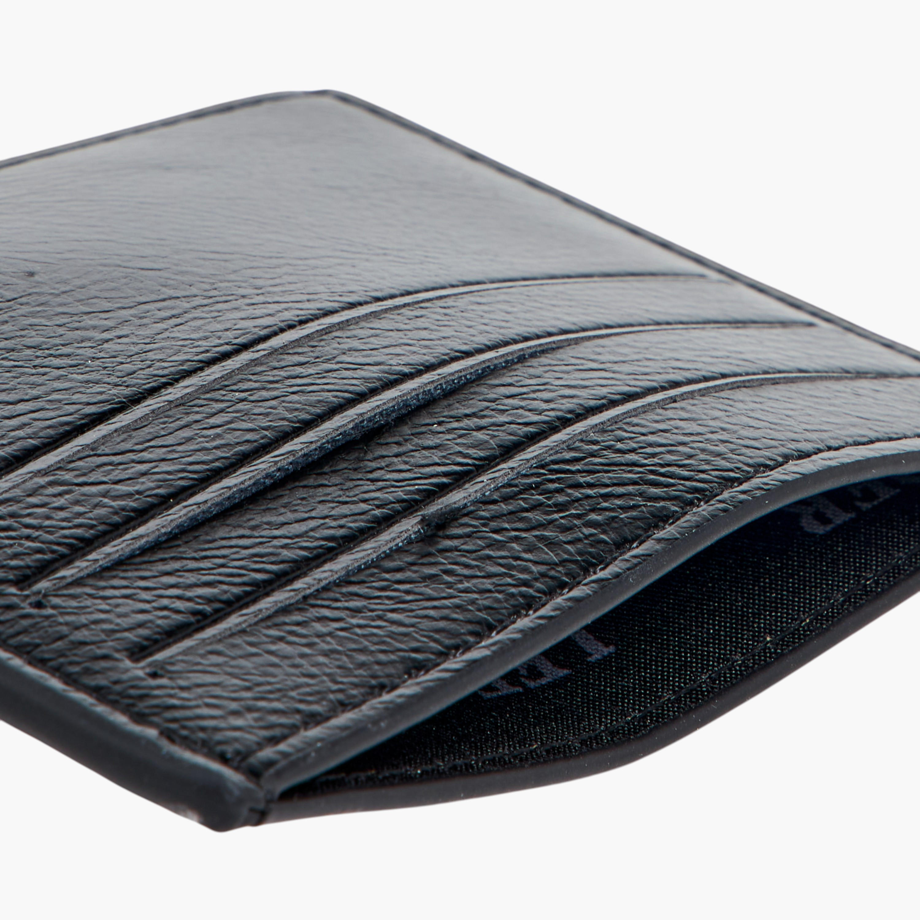 Lee Cooper Printed Card Holder with Open Top-men-beltsandwallets-wallets-image-1
