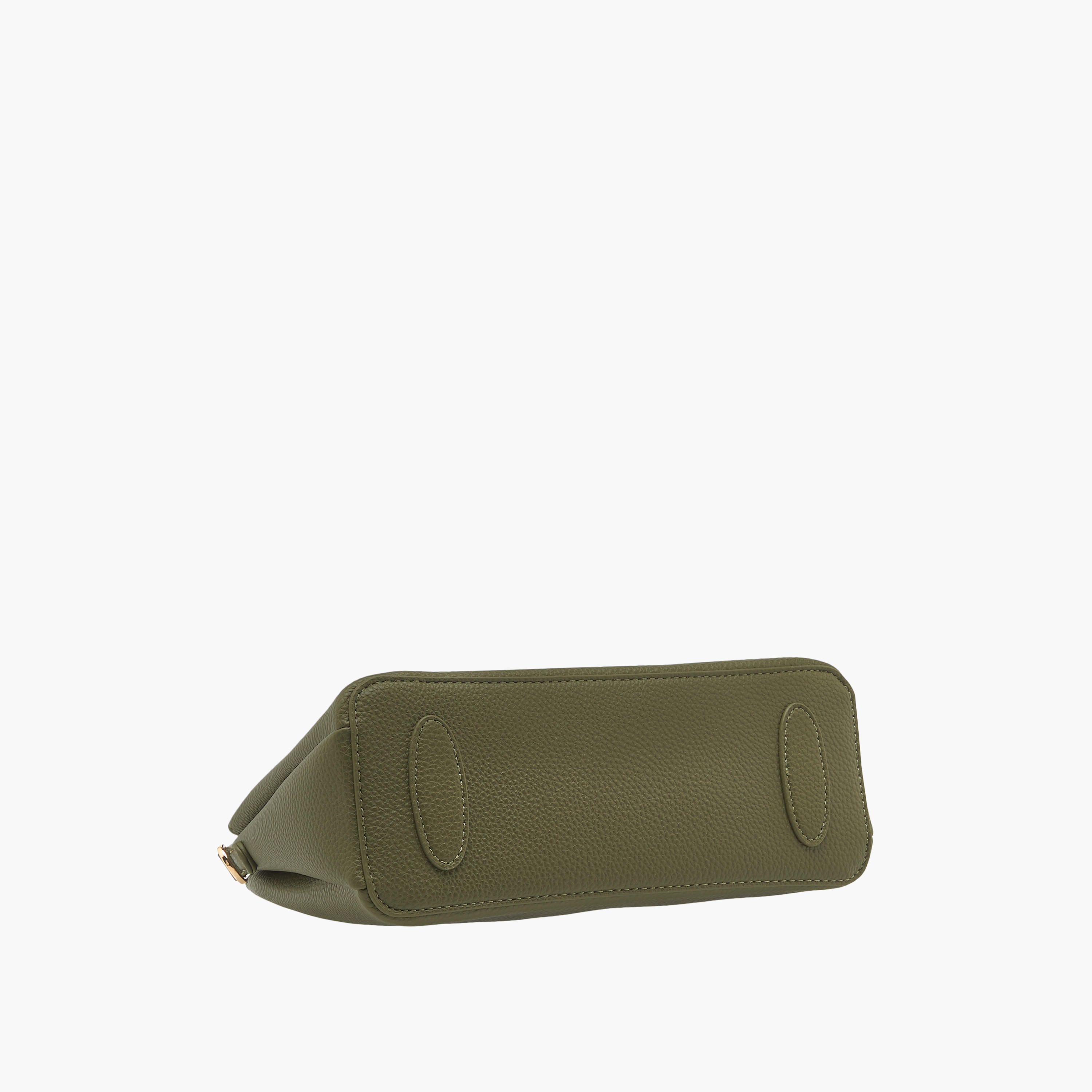 Le Confort Textured Tote Bag with Detachable Strap and Zip Closure-women-bagsandwallets-handbags-image-9
