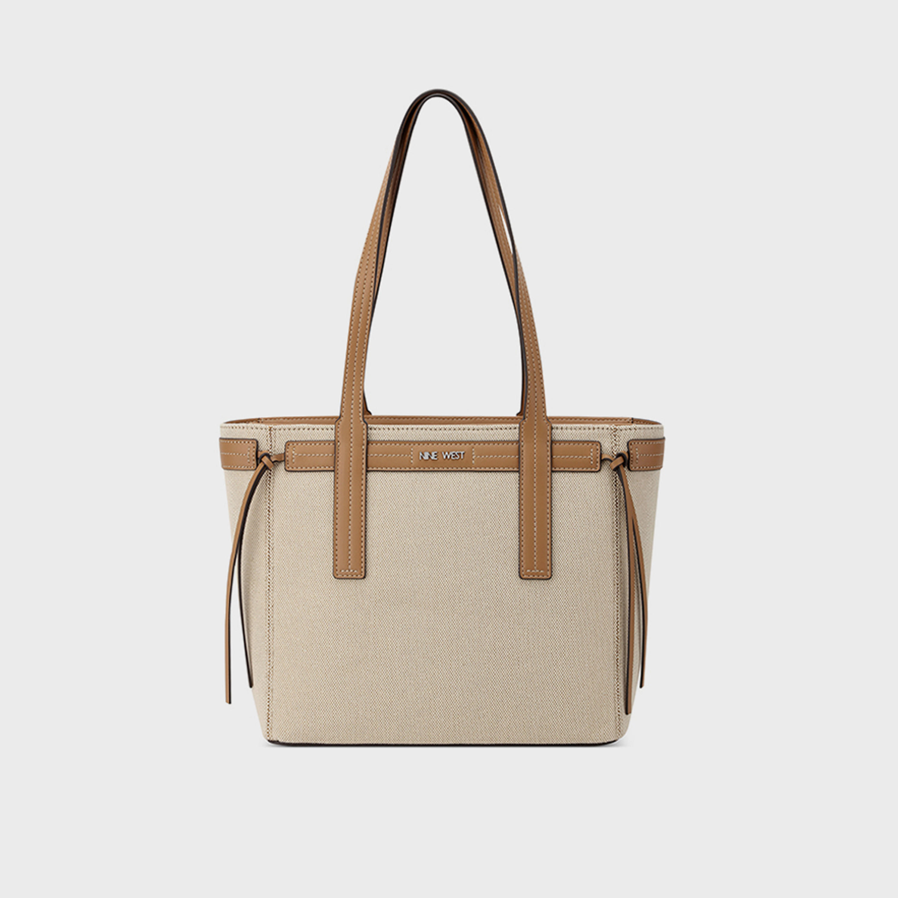 Nine West Textured Top Handle Shoulder Bag with Zipper Closure-women-bagsandwallets-handbags-image-1