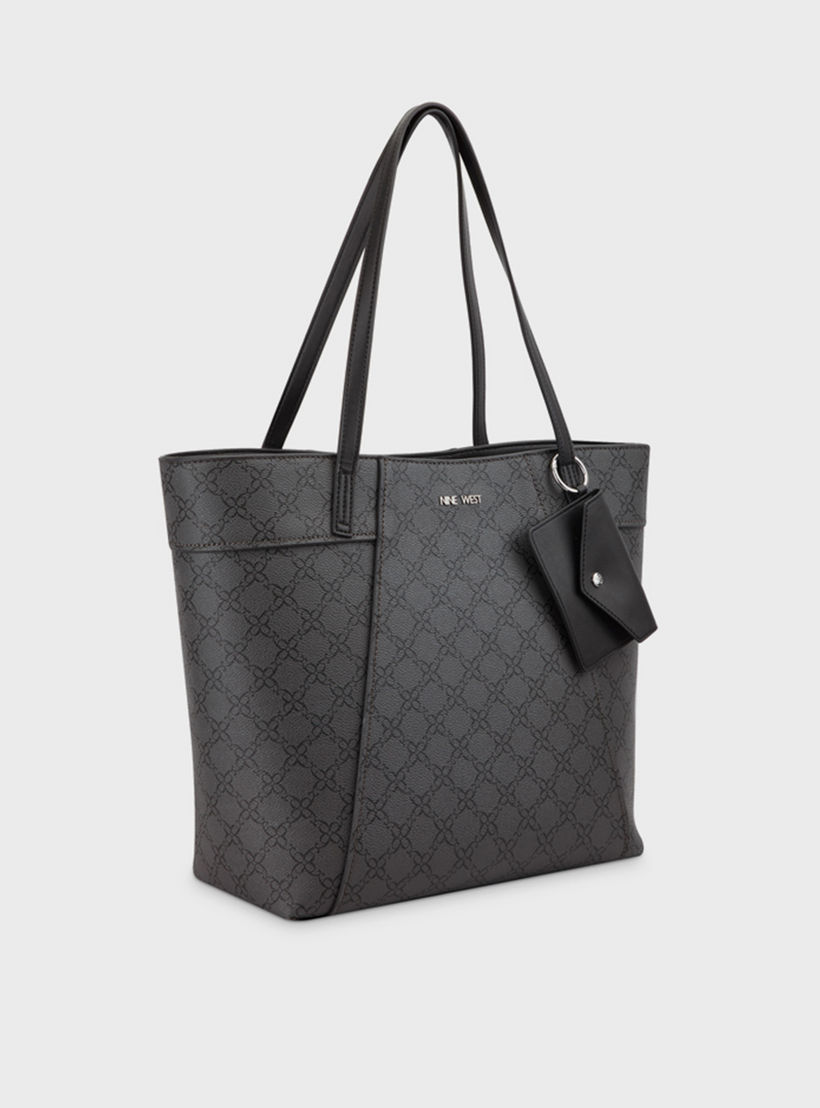 Nine West Printed Top Handle Tote Bag with Magnetic Closure-women-bagsandwallets-handbags-image-2