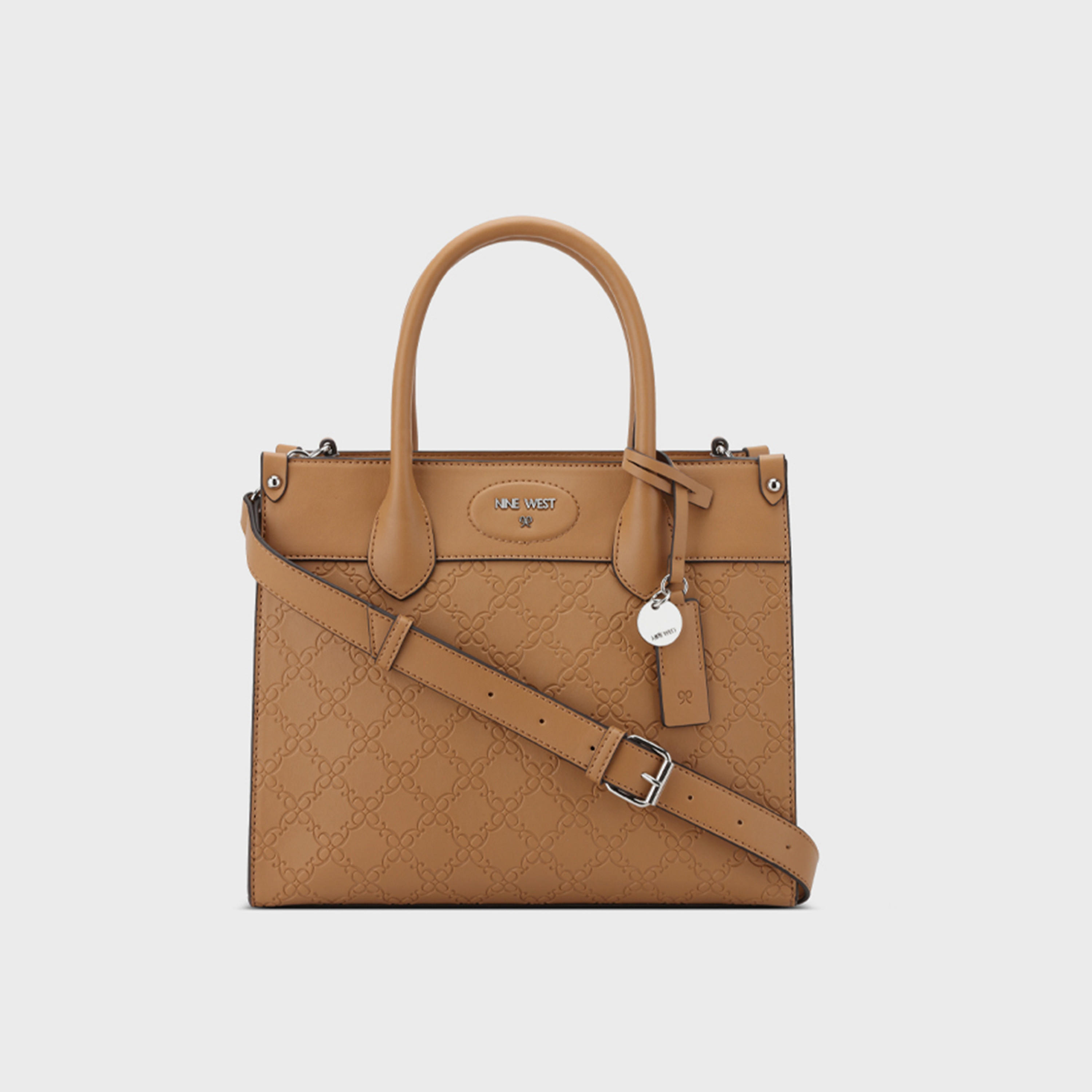 حقيبة ساتشيل بمقبض مزدوج من ناين ويست-women-bagsandwallets-handbags-image-1