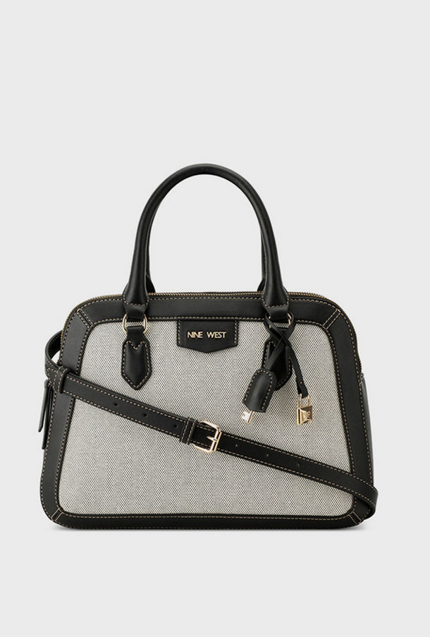 حقيبة ساتشيل بمقبض مزدوج من ناين ويست-women-bagsandwallets-handbags-image-1