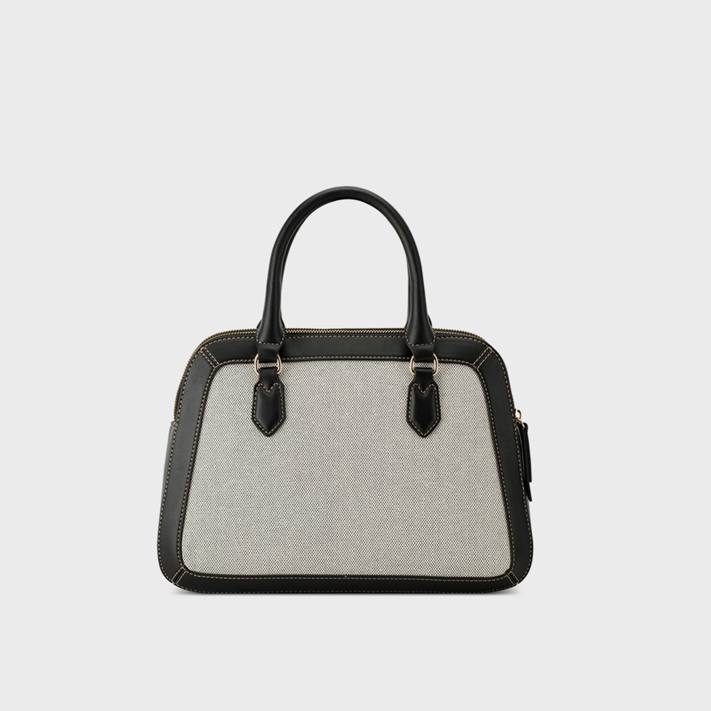 Nine West Color Block Double Handle Satchel Bag with Zipper Closure and Detachable Strap-women-bagsandwallets-handbags-image-5