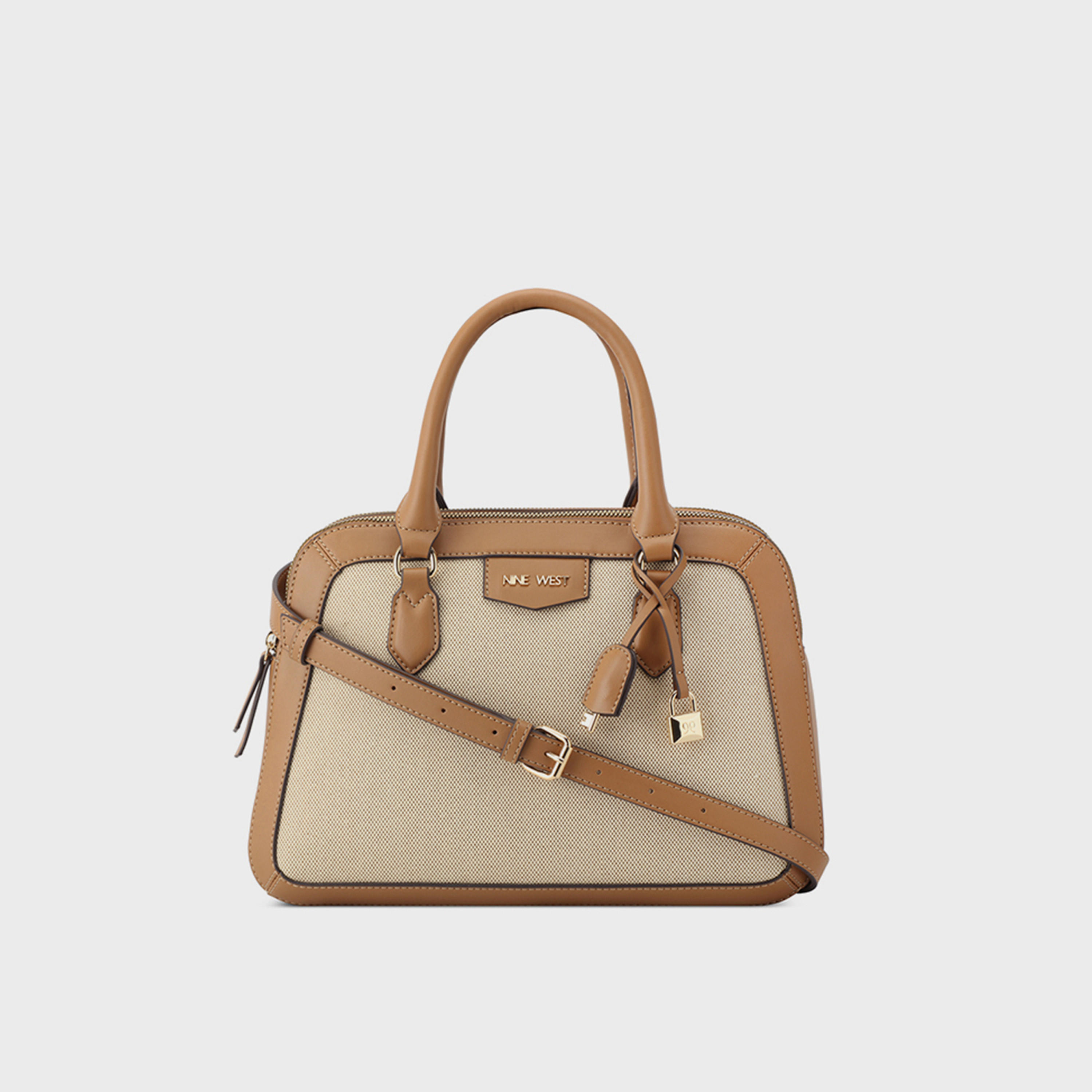 حقيبة ساتشيل بمقبض مزدوج من ناين ويست-women-bagsandwallets-handbags-image-1