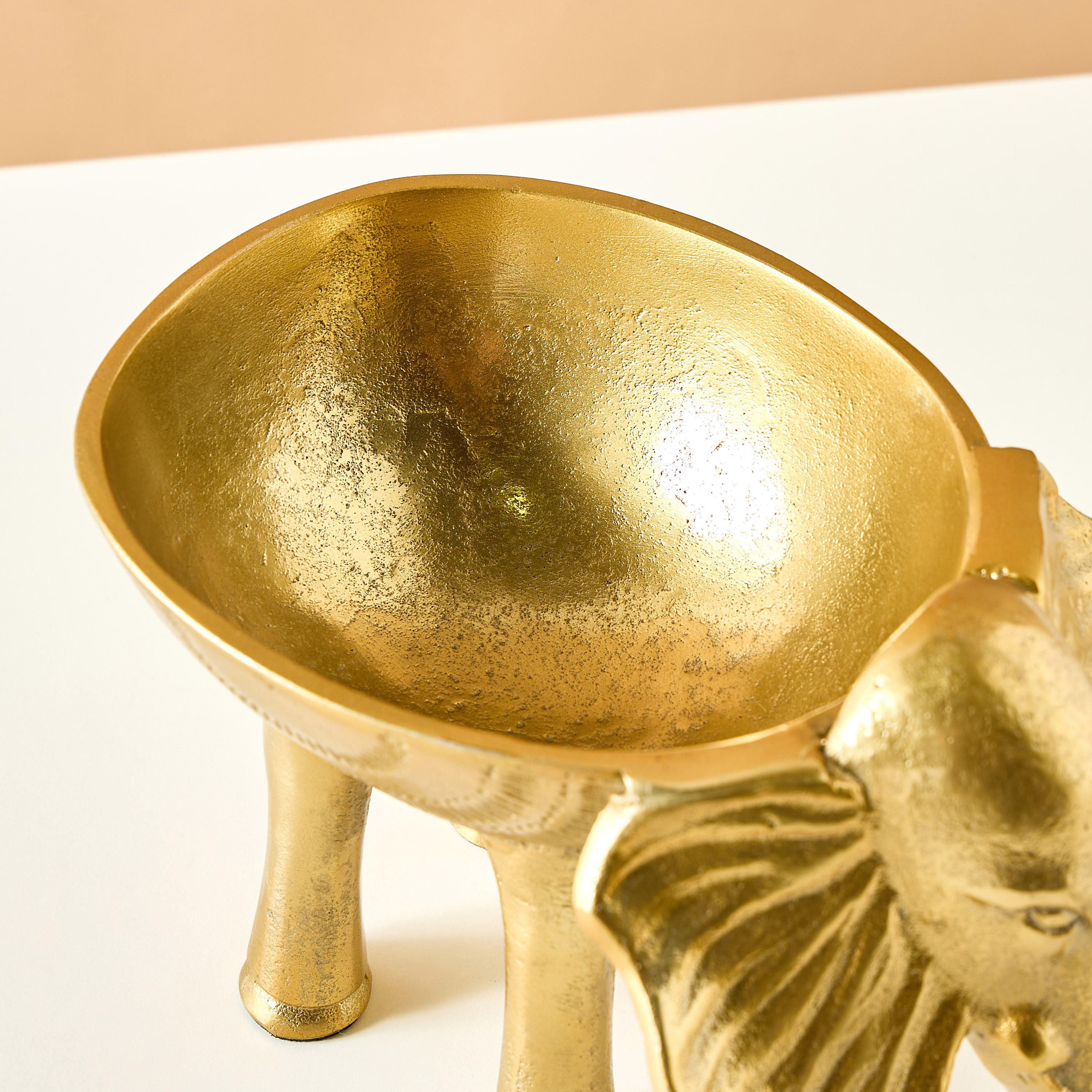 Decorative Elephant Bowl - 16 cms-household-decor-vasesandbowls-image-4