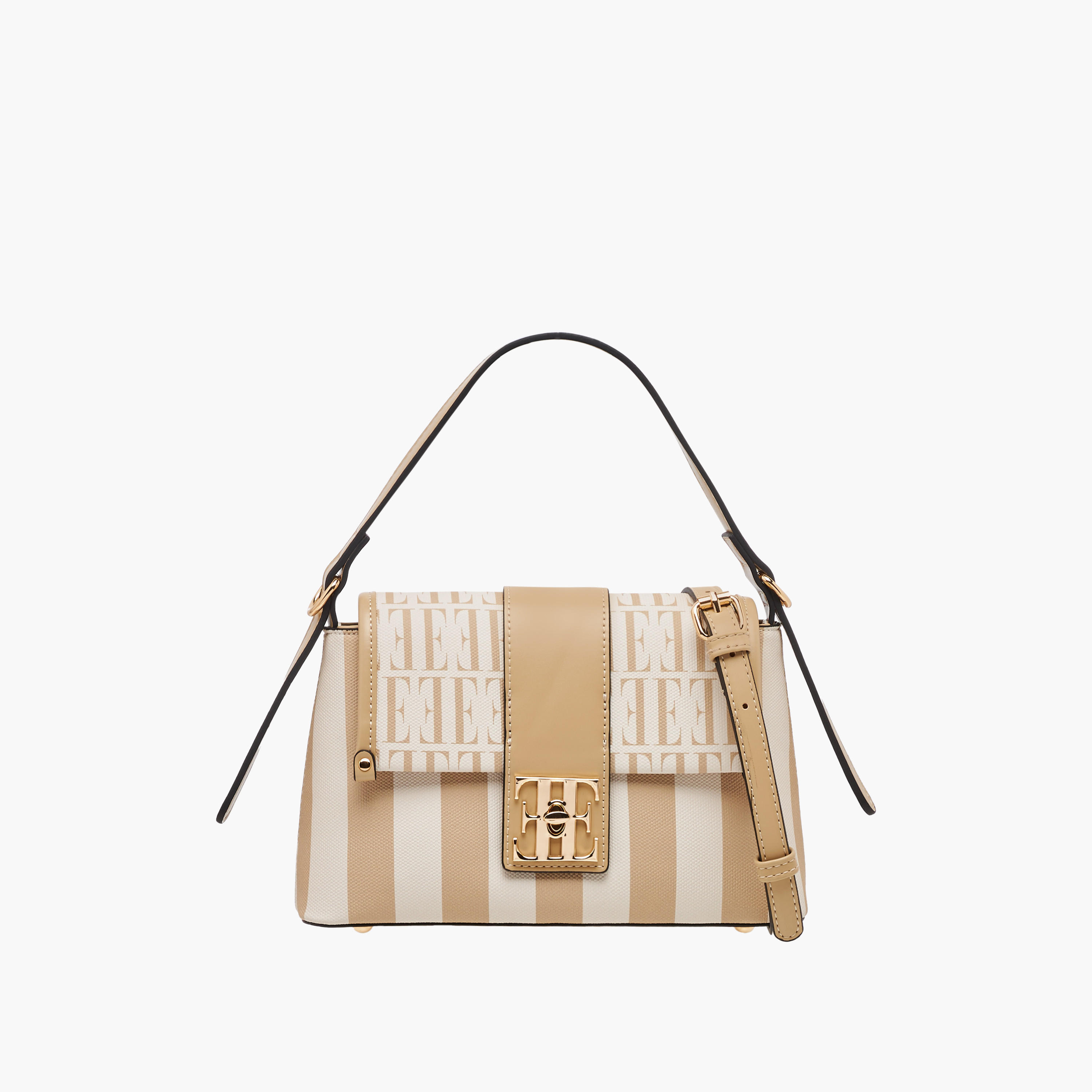 شنطة ساتشيل بطبعات مونوجرام وحزام قابل للتعديل من إيل-women-bagsandwallets-handbags-image-1