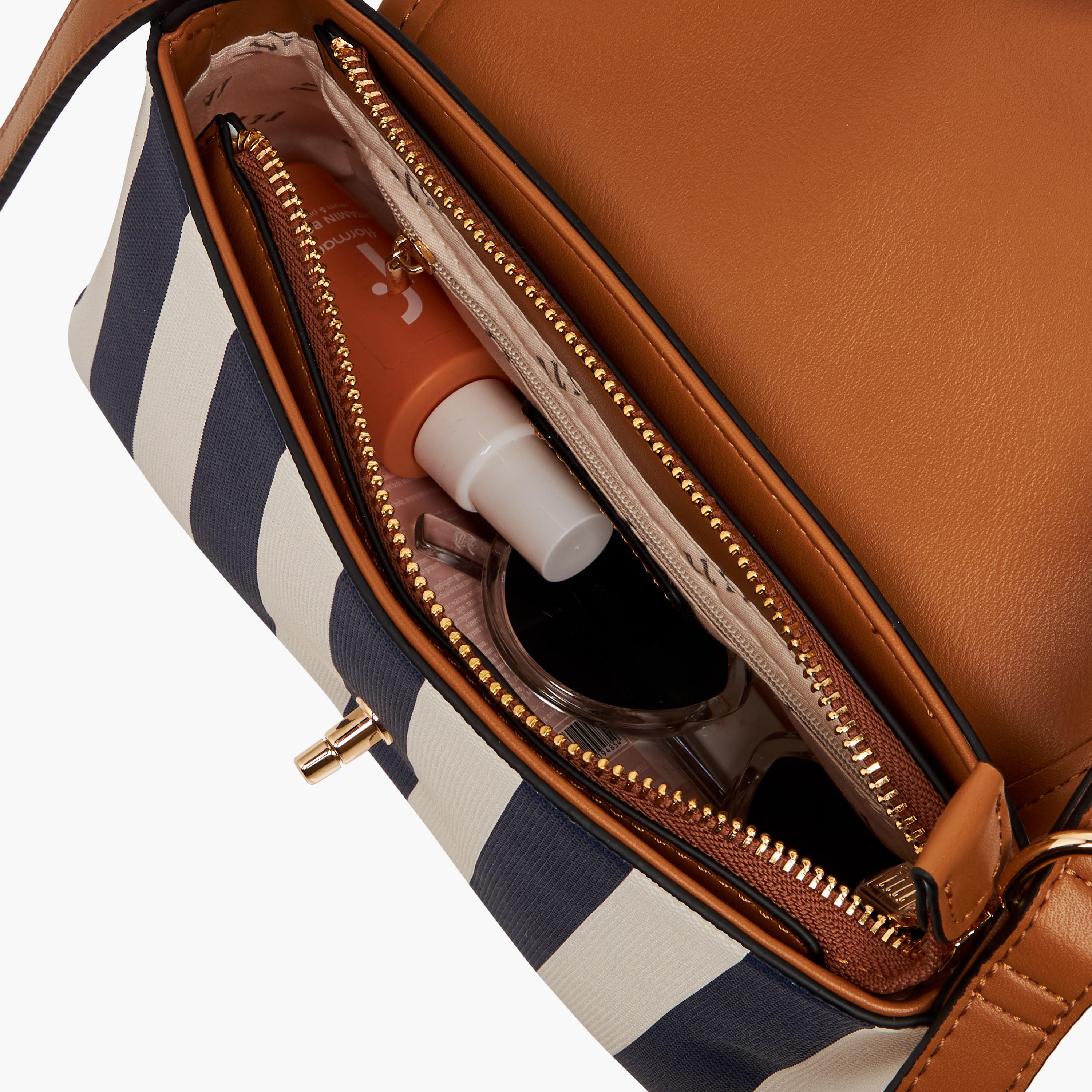 Elle Monogram Print Satchel Bag with Adjustable Strap-women-bagsandwallets-handbags-image-9