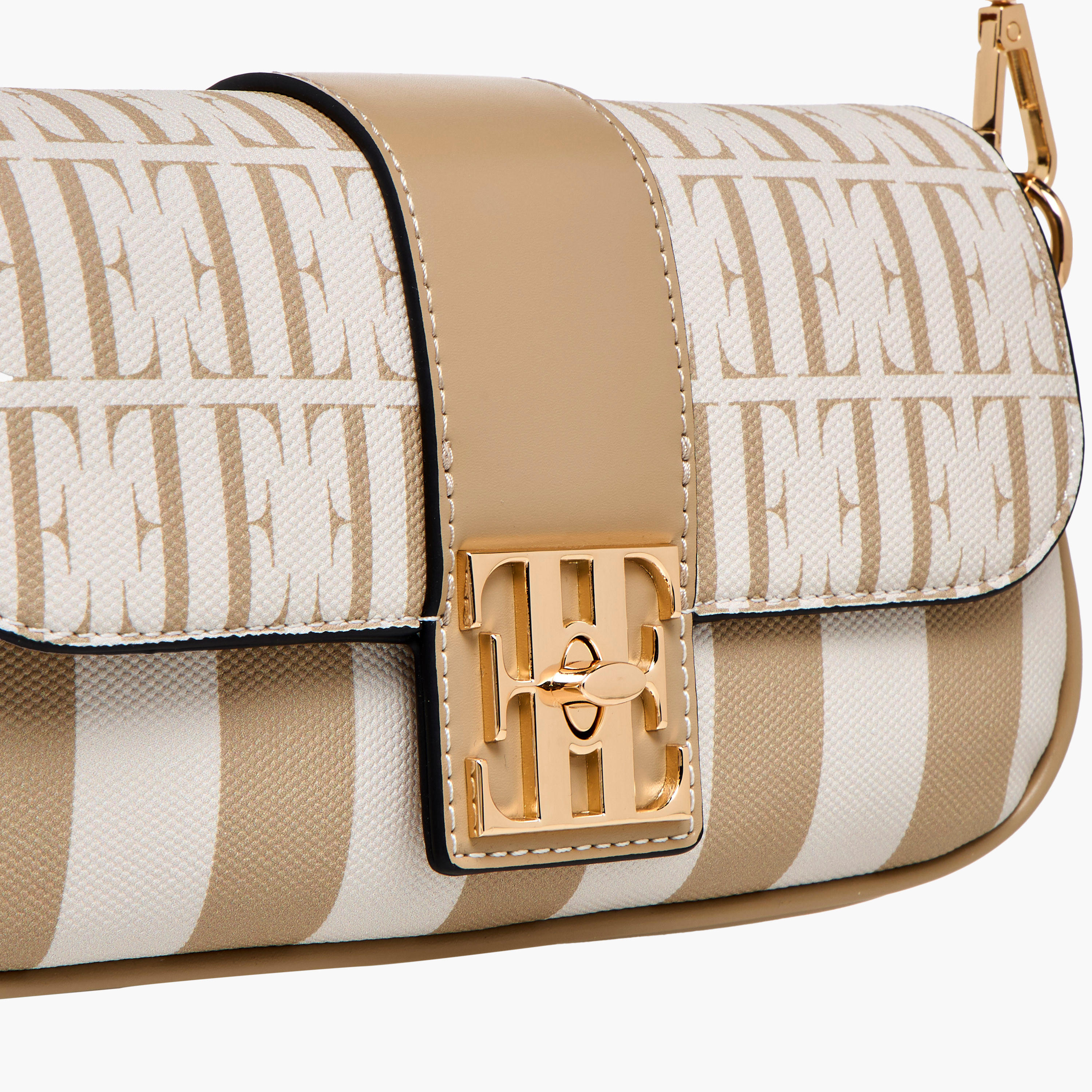 Elle Monogram Print Crossbody Bag with Chain Strap and Twist Lock Closure-women-bagsandwallets-handbags-image-6
