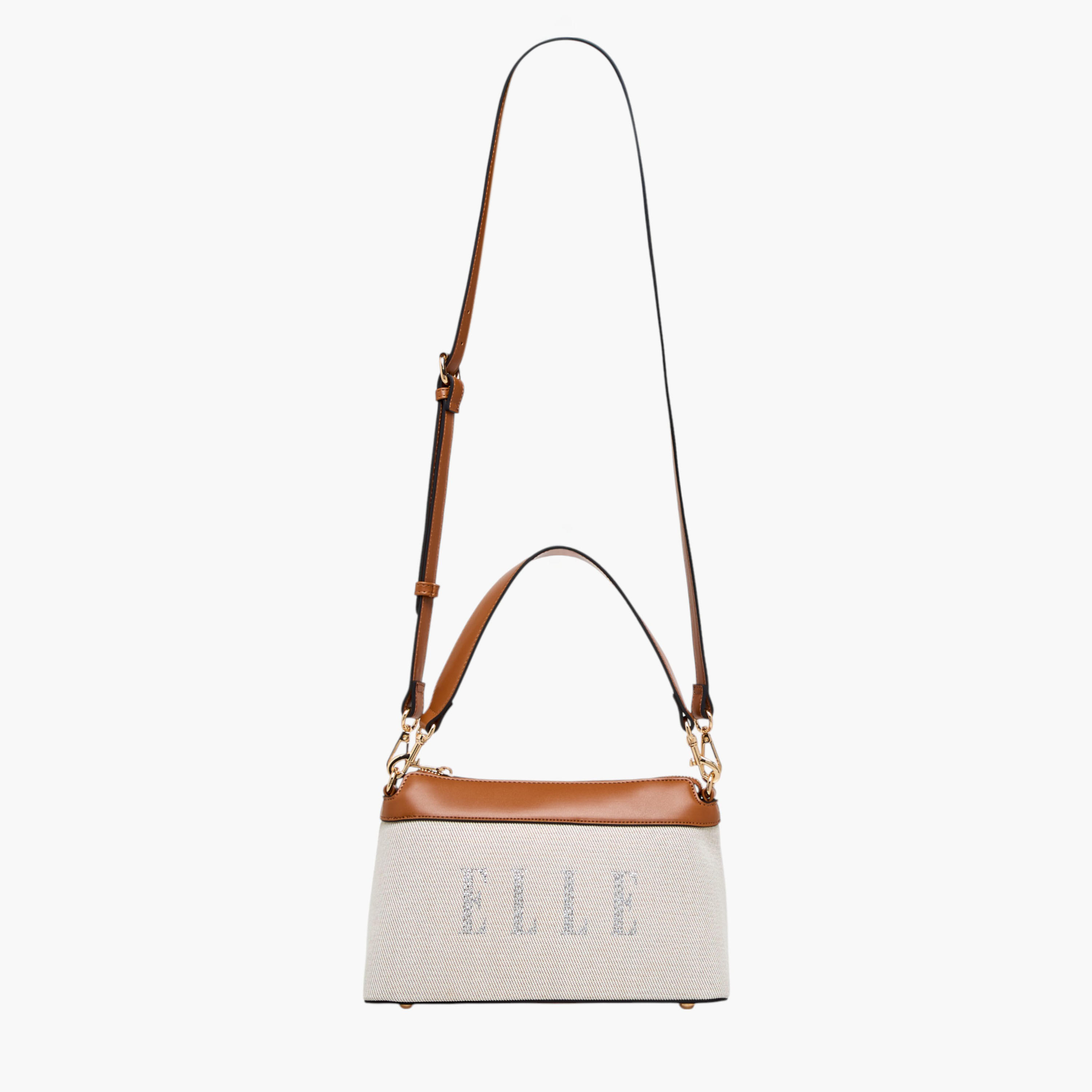 شنطة كروس بودي بتفاصيل شعار وحزام قابل للتعديل وسحاب إغلاق من إيل-women-bagsandwallets-handbags-image-4