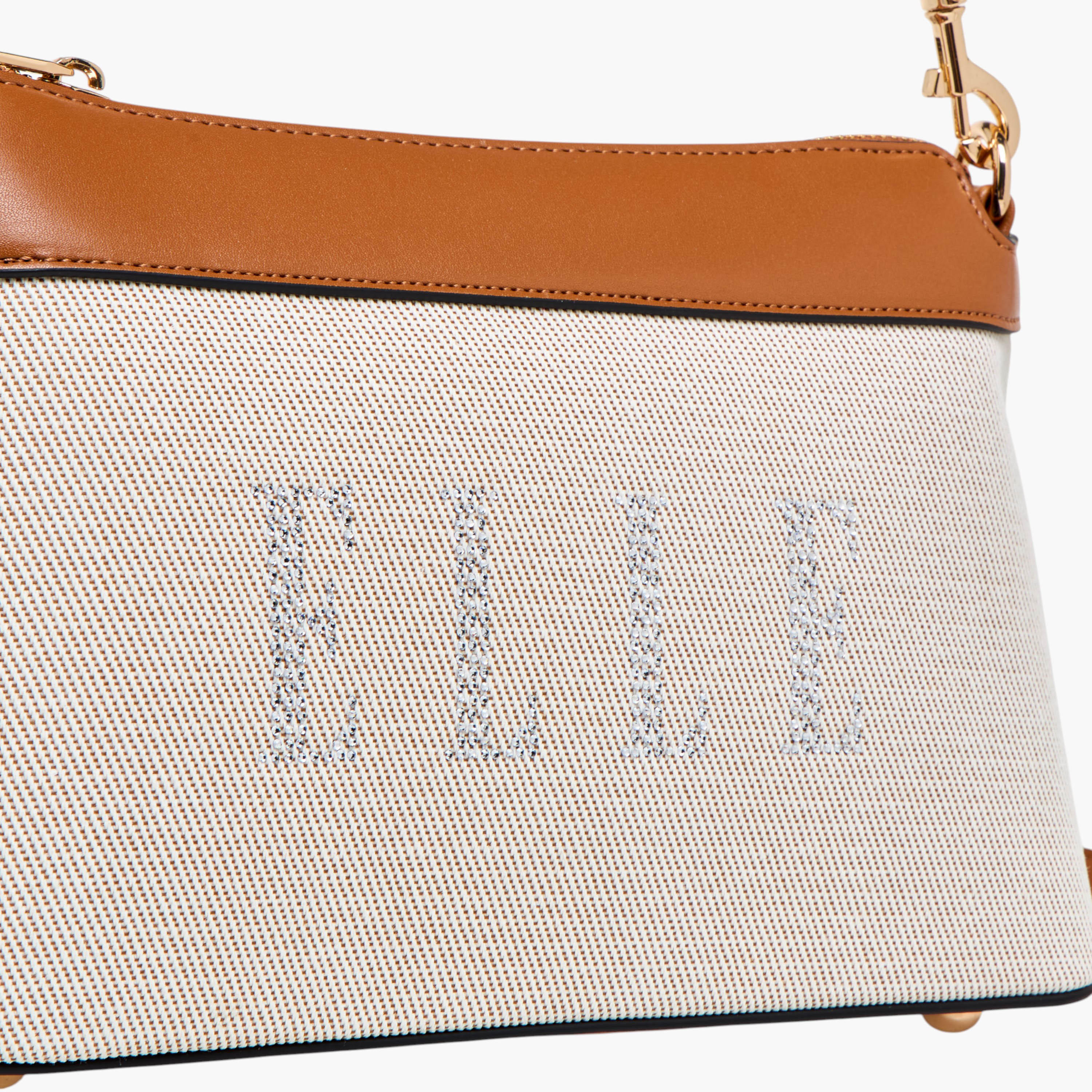 Elle Logo Detail Crossbody Bag with Adjustable Strap and Zip Closure-women-bagsandwallets-handbags-image-6