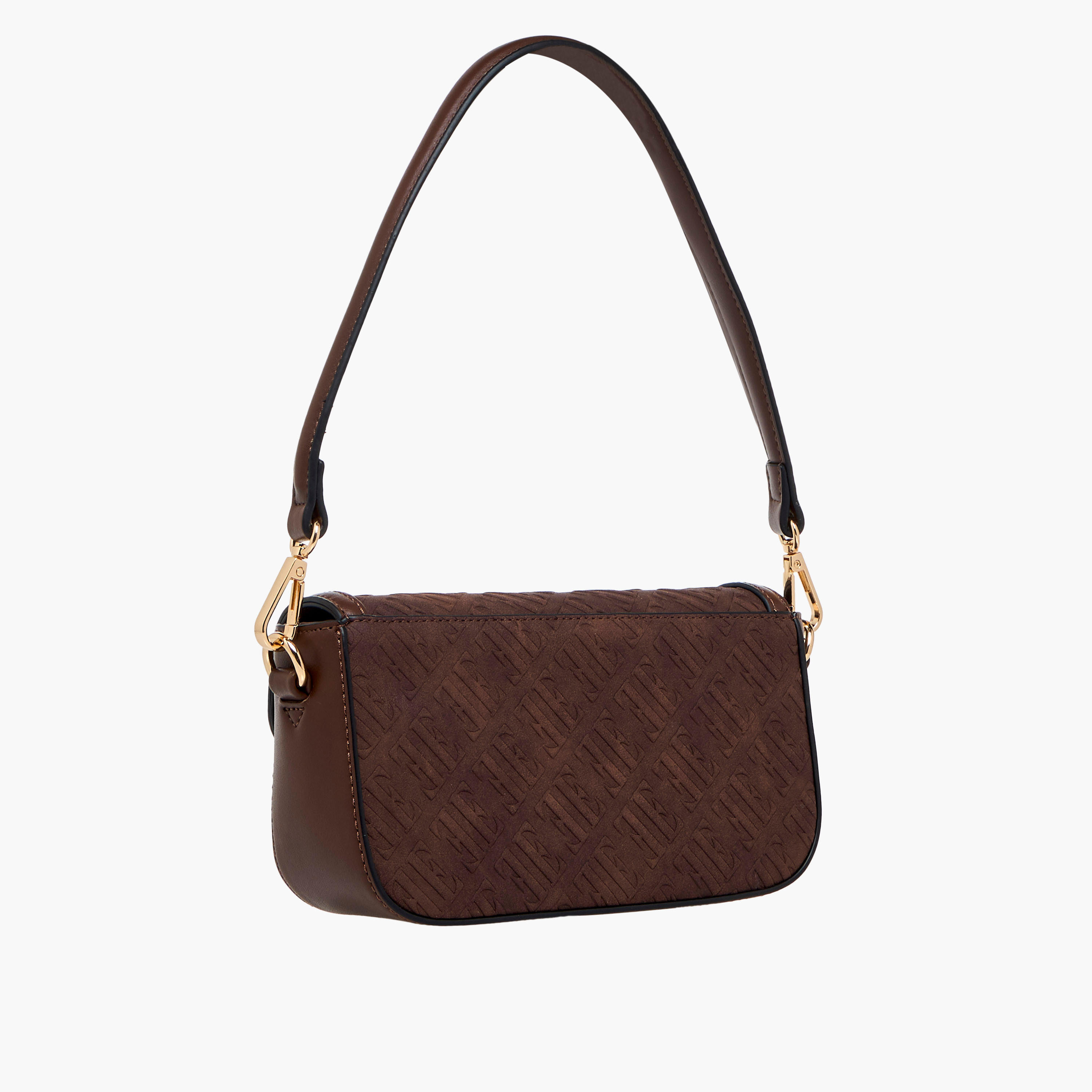شنطة كتف بنقوش مونوجرام وحزام سلسلة قابلة للفصل من إيل-women-bagsandwallets-handbags-image-5