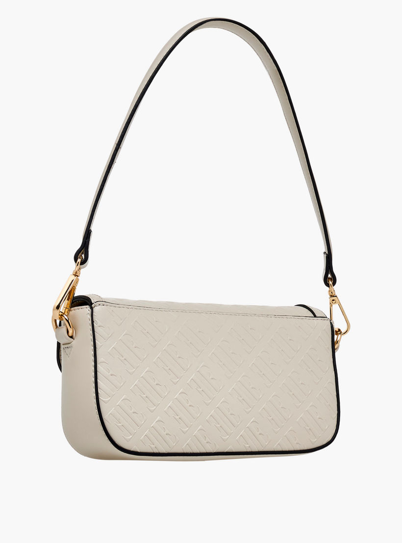 شنطة كتف بنقوش مونوجرام وحزام سلسلة قابلة للفصل من إيل-women-bagsandwallets-handbags-image-5