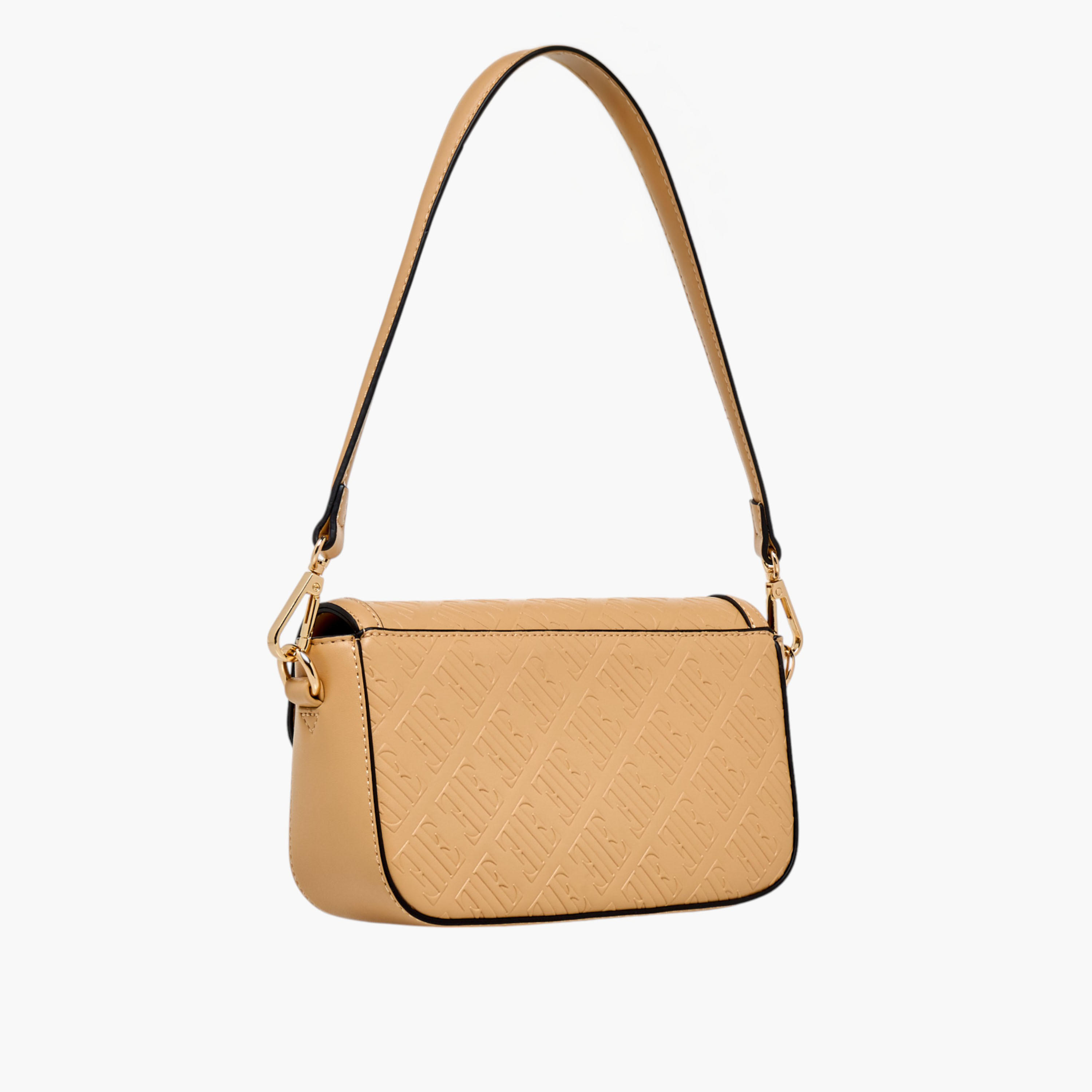 شنطة كتف بنقوش مونوجرام وحزام سلسلة قابلة للفصل من إيل-women-bagsandwallets-handbags-image-6