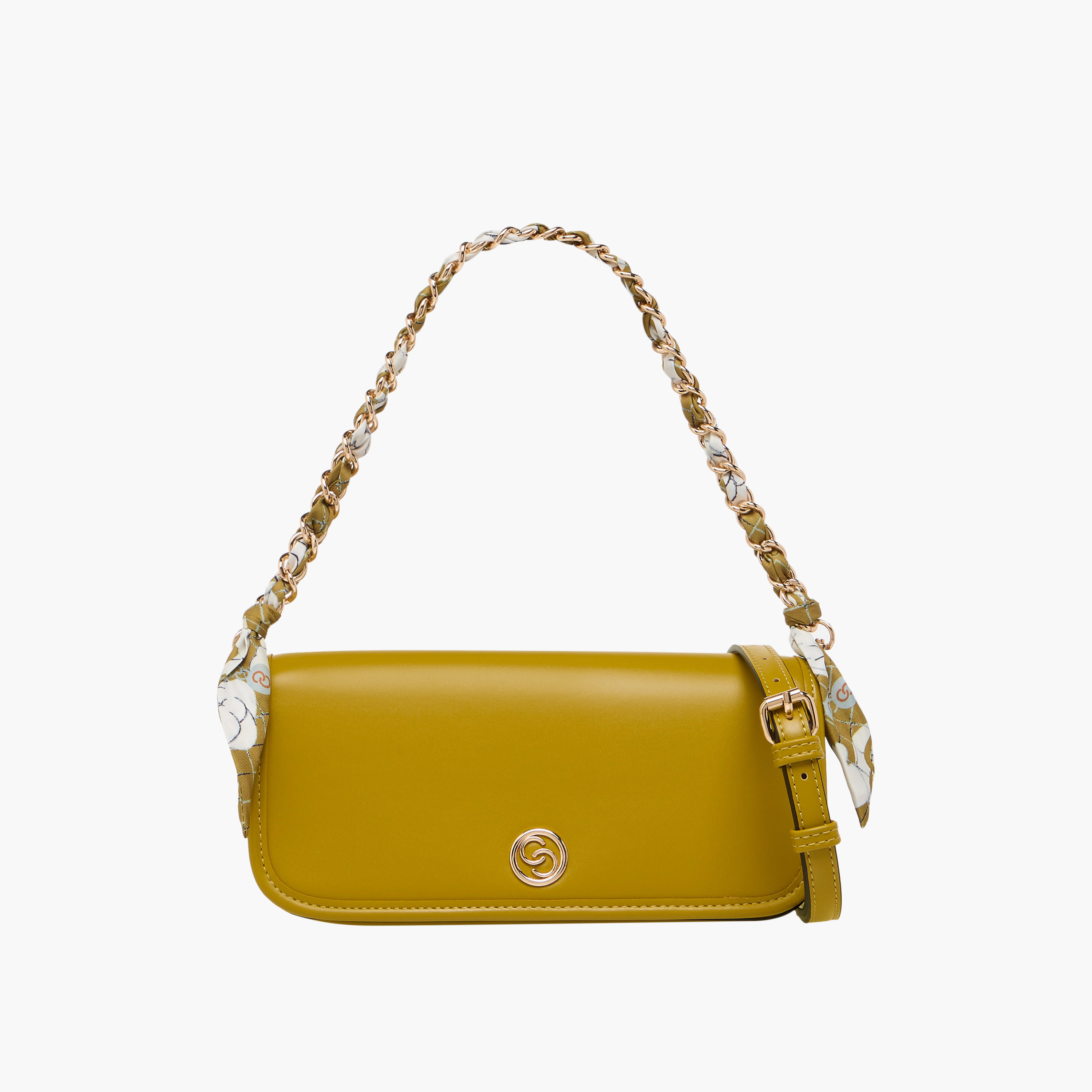 Celeste Solid Crossbody Bag with Detachable Strap and Flap Closure-women-bagsandwallets-handbags-image-1