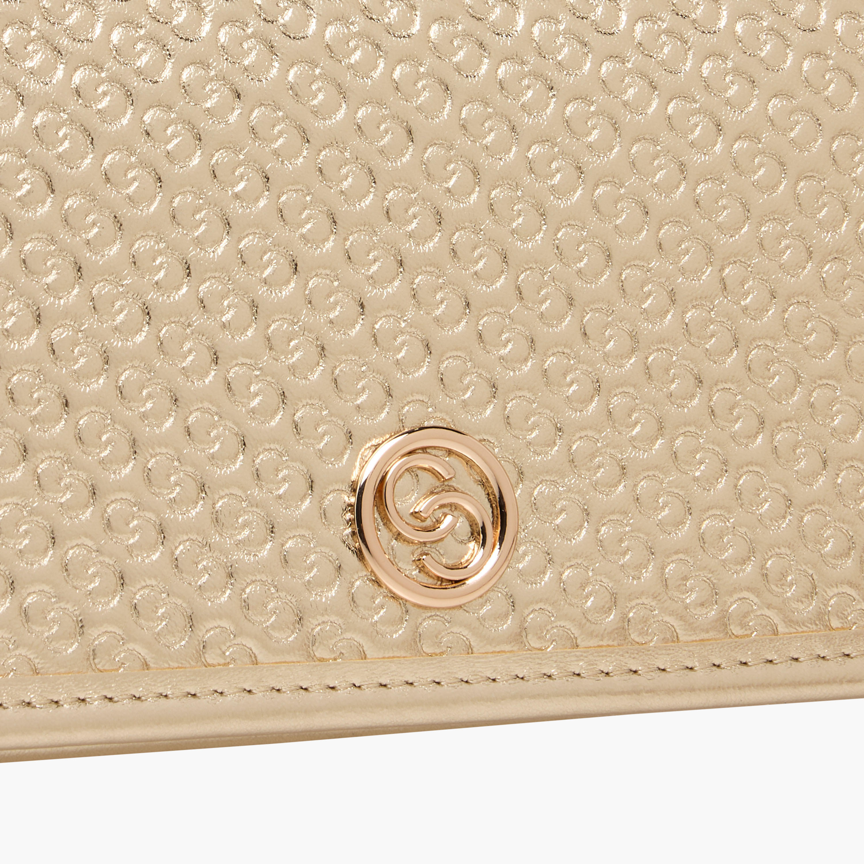 Celeste Monogram Embossed Shoulder Bag with Chain Strap-women-bagsandwallets-handbags-image-6