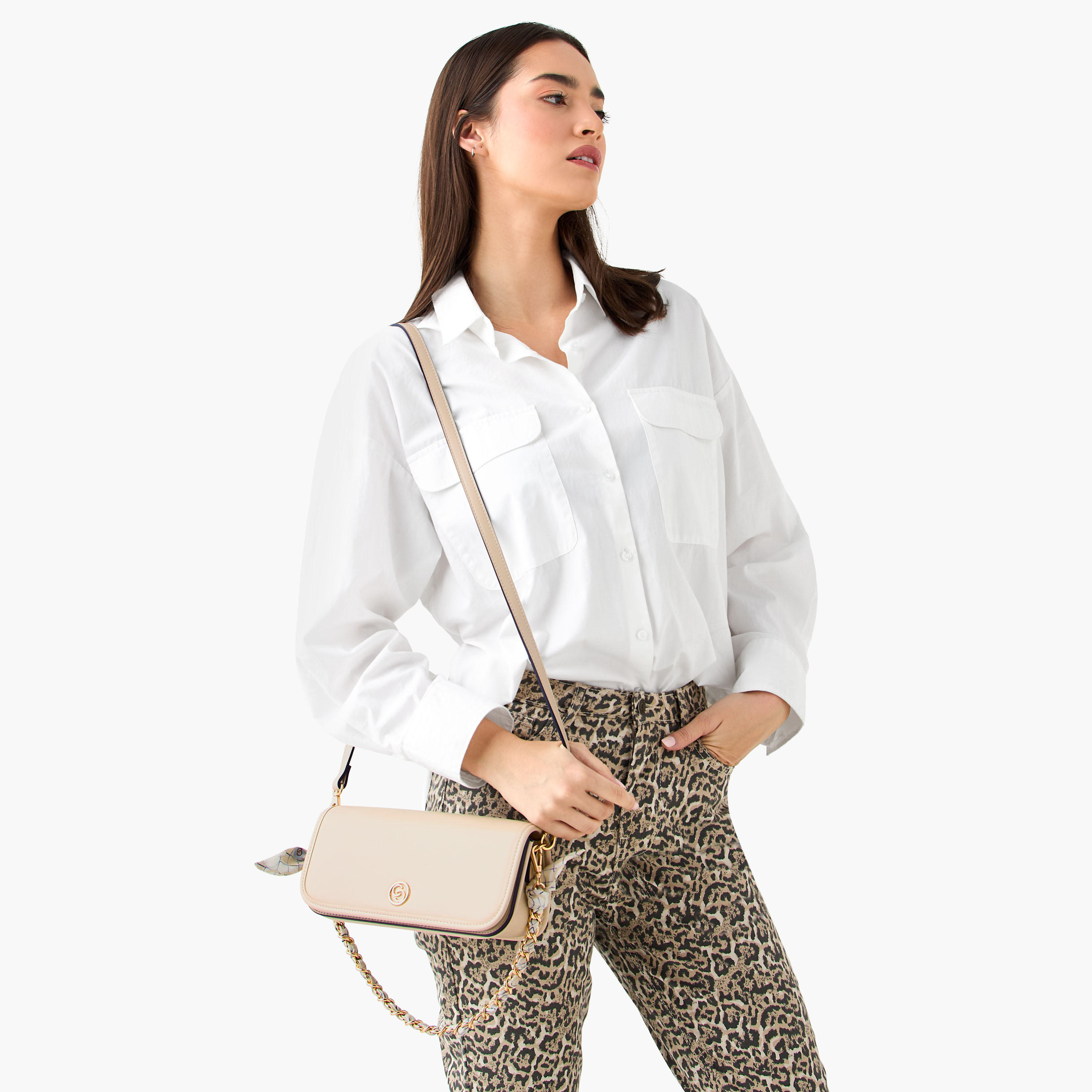 Celeste Solid Crossbody Bag with Detachable Strap and Flap Closure-women-bagsandwallets-handbags-image-3