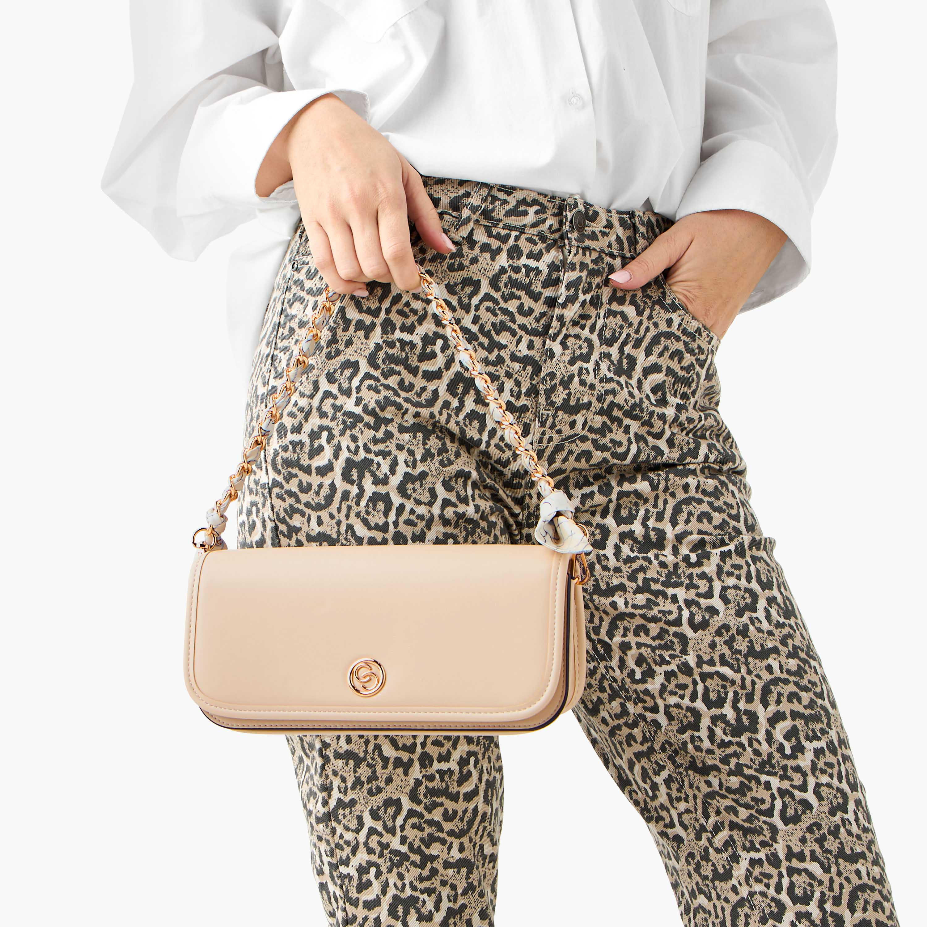 Celeste Solid Crossbody Bag with Detachable Strap and Flap Closure-women-bagsandwallets-handbags-image-10
