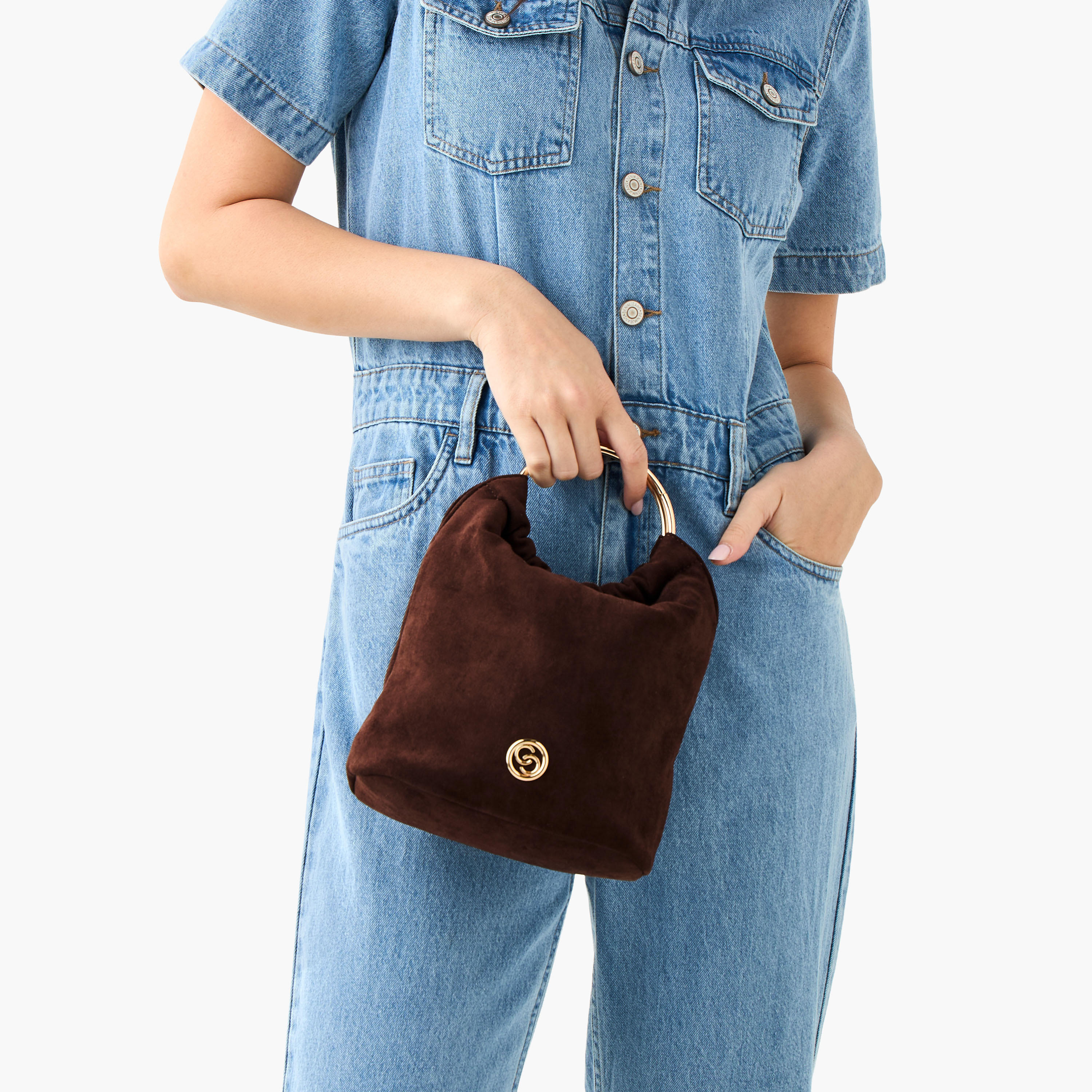 Celeste Solid Crossbody Bag with Detachable Chain Strap and Button Closure-women-bagsandwallets-handbags-image-8