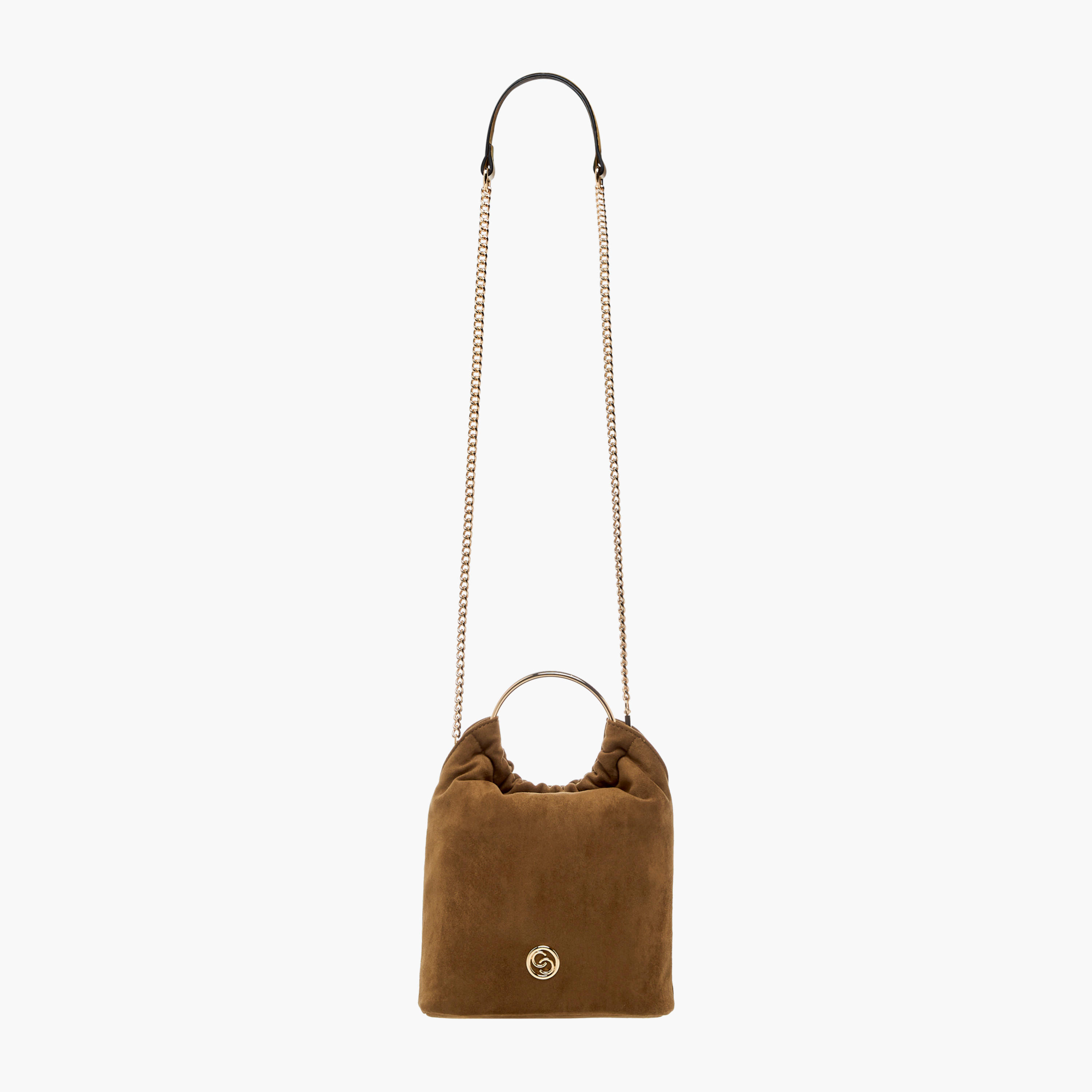 Celeste Solid Crossbody Bag with Detachable Chain Strap and Button Closure-women-bagsandwallets-handbags-image-3