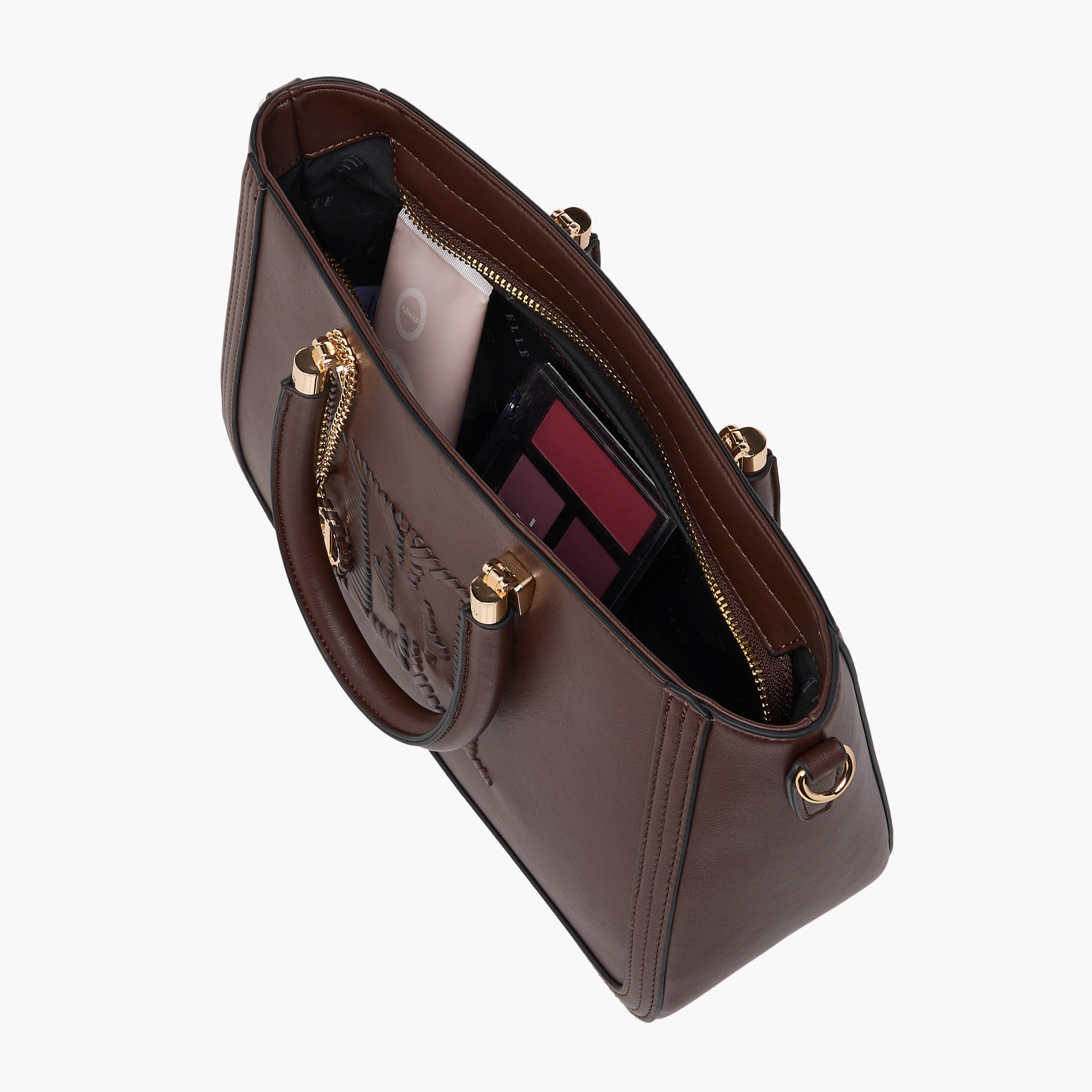 Elle Stitch Detail Tote Bag with Zip Closure-women-bagsandwallets-handbags-image-10