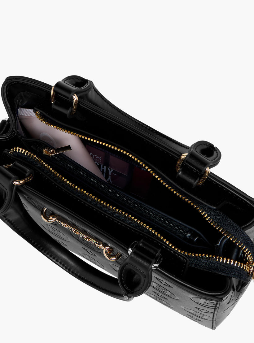 شنطة توتي بنقوش مونوجرام ومقبض مزدوج من إيل-women-bagsandwallets-handbags-image-10