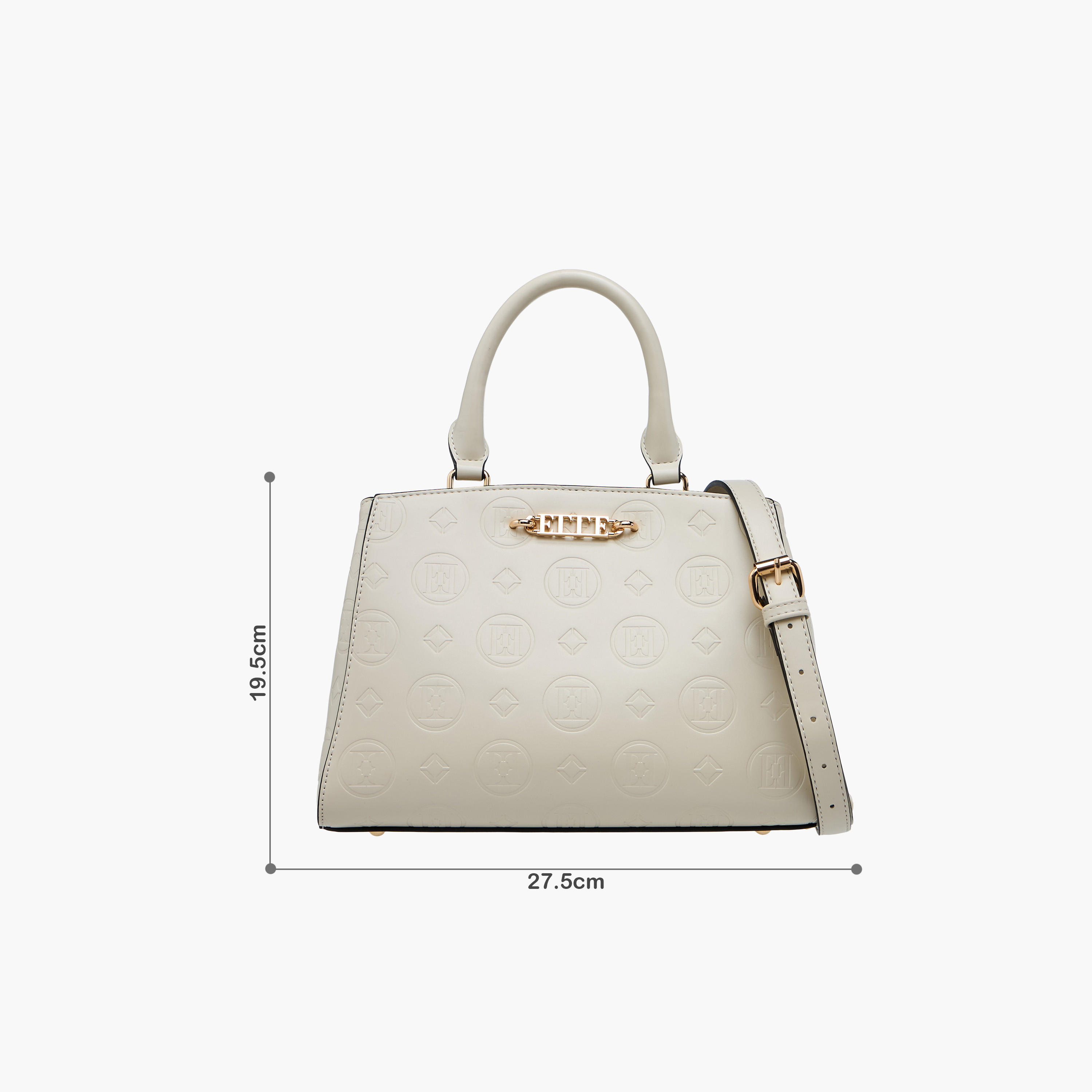شنطة توتي بنقوش مونوجرام ومقبض مزدوج من إيل-women-bagsandwallets-handbags-image-2
