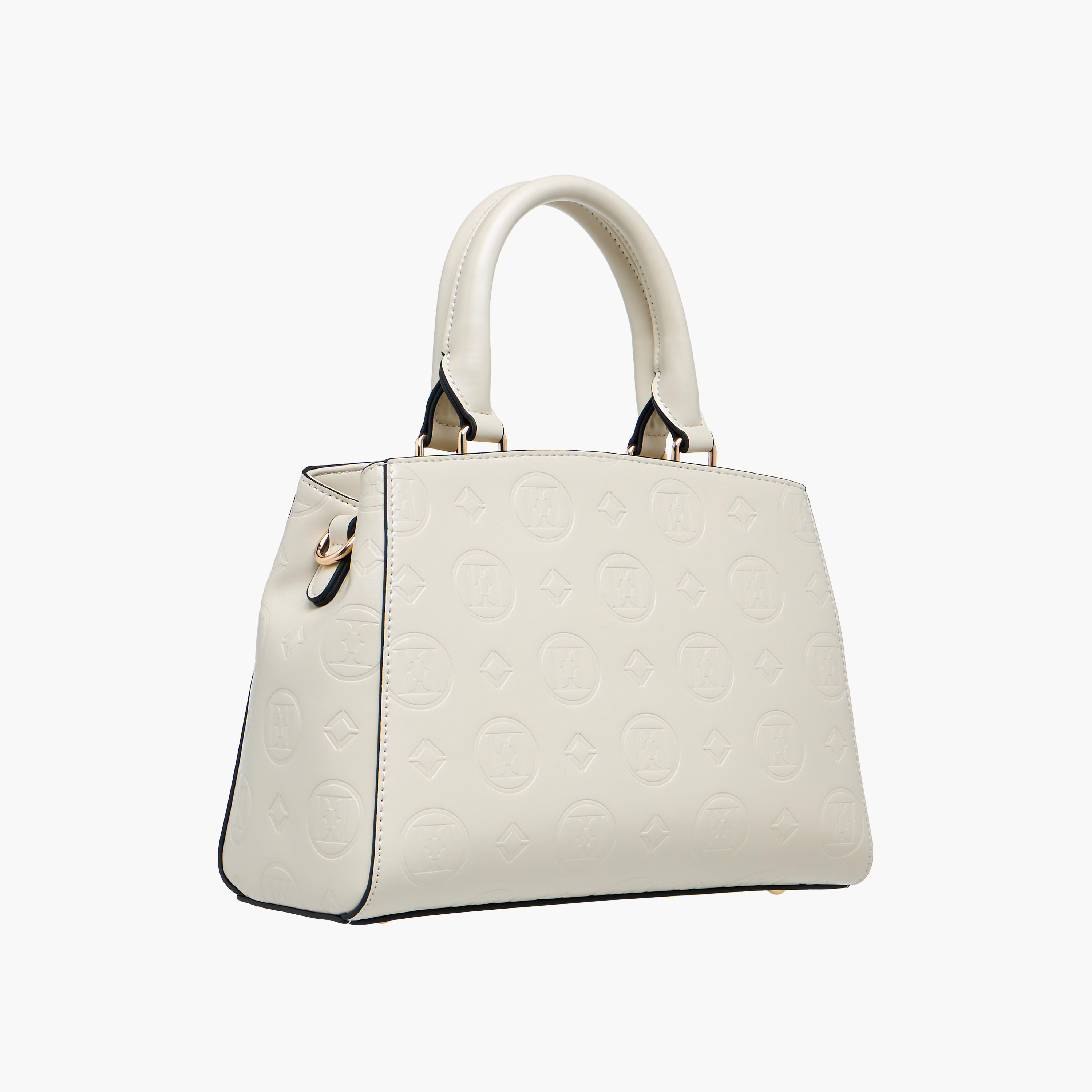 Elle Monogram Embossed Tote Bag with Double Handle-women-bagsandwallets-handbags-image-5
