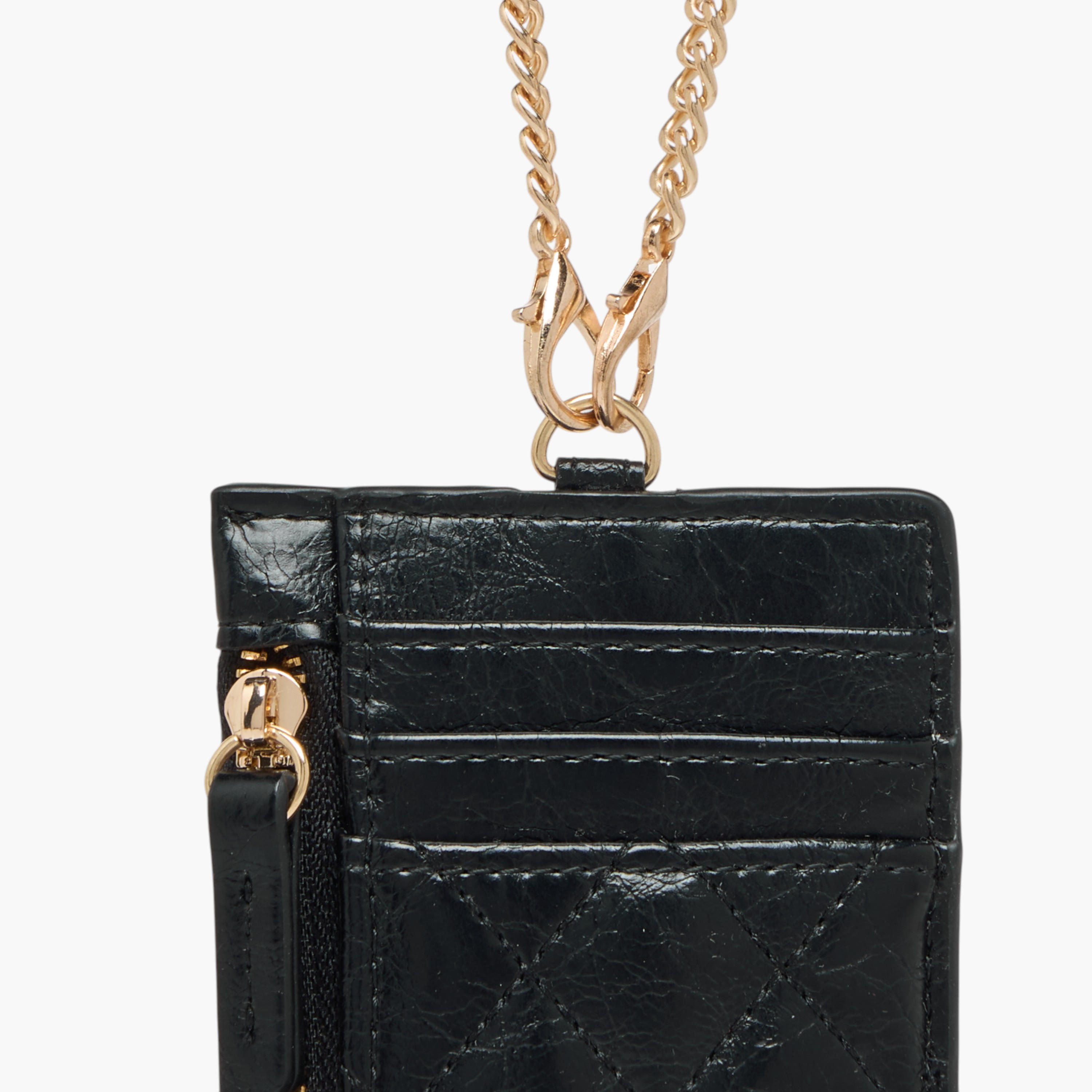 Celeste Quilted Cardholder with Detachable Chain Strap-women-bagsandwallets-wallets-image-5