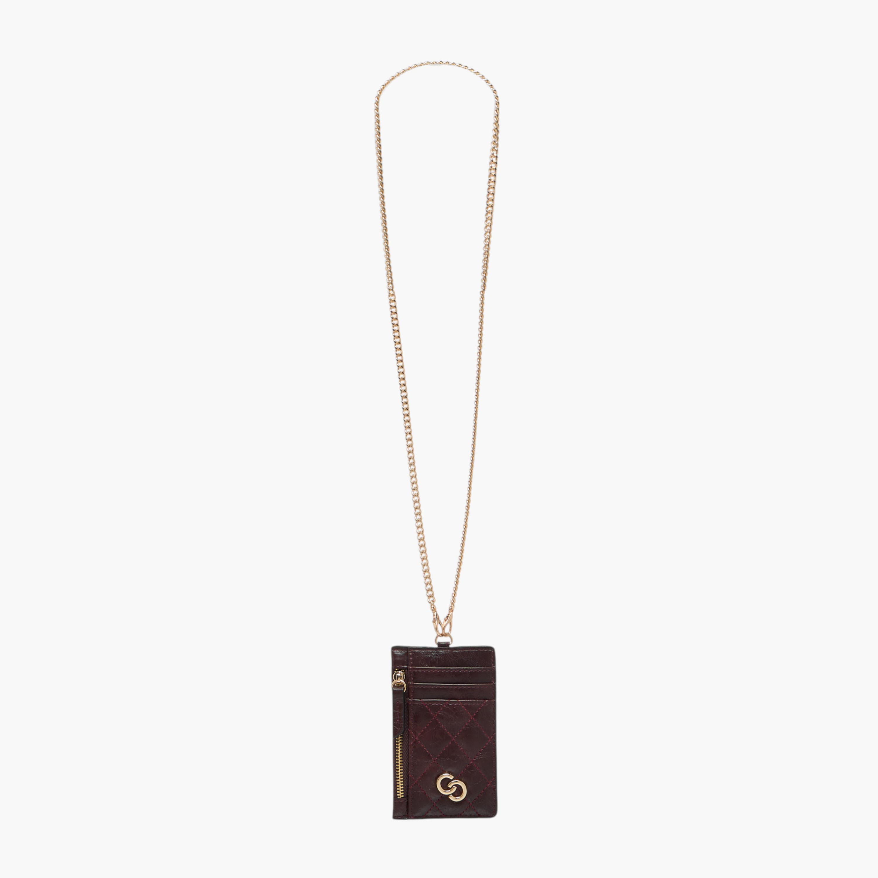 Celeste Quilted Cardholder with Detachable Chain Strap-women-bagsandwallets-wallets-image-2