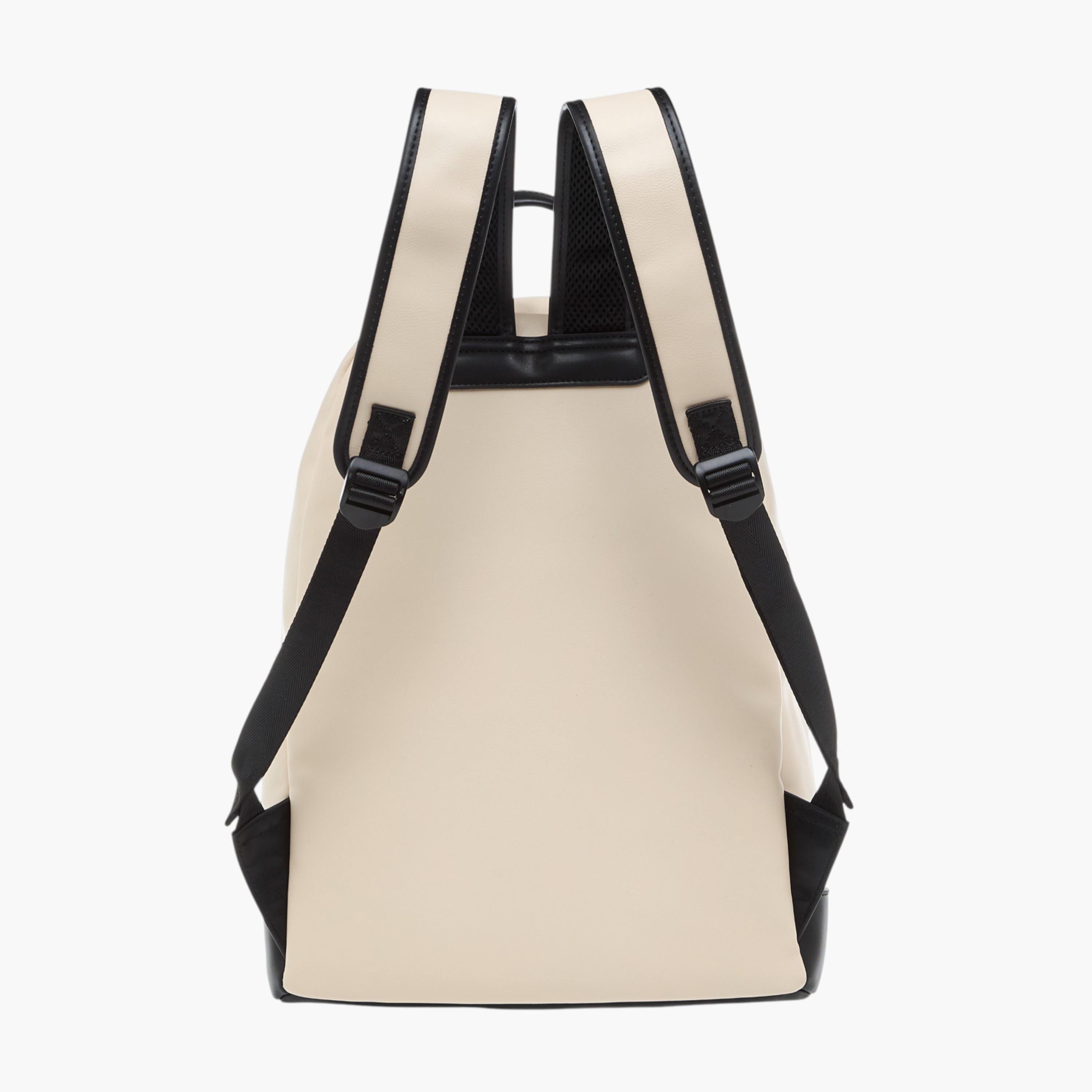 Lee Cooper Solid Backpack with Adjustable Straps and Zip Closure - 31x16x41 cm-men-bags-image-4