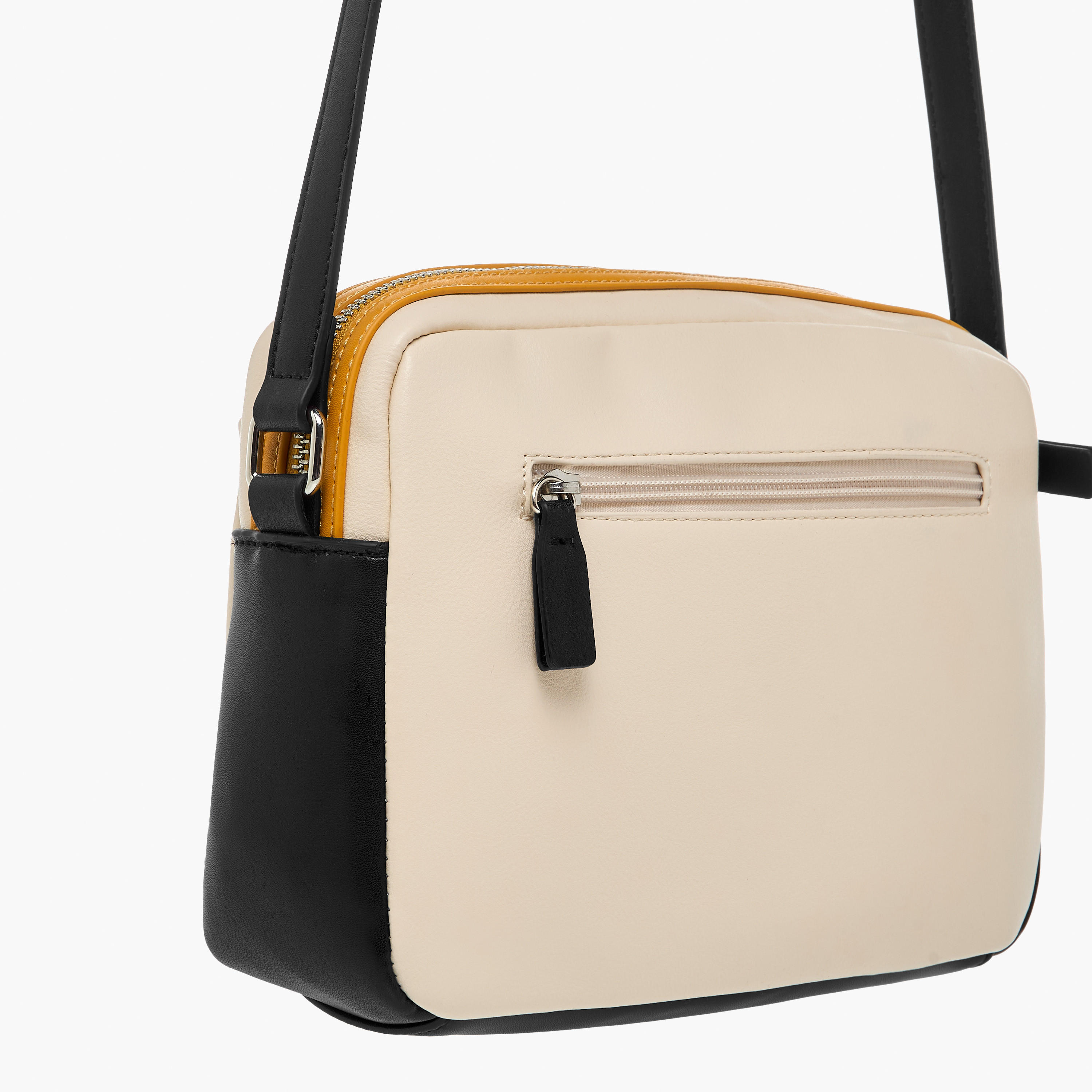 Lee Cooper Logo Accent Crossbody Bag with Zip Closure-women-bagsandwallets-handbags-image-6