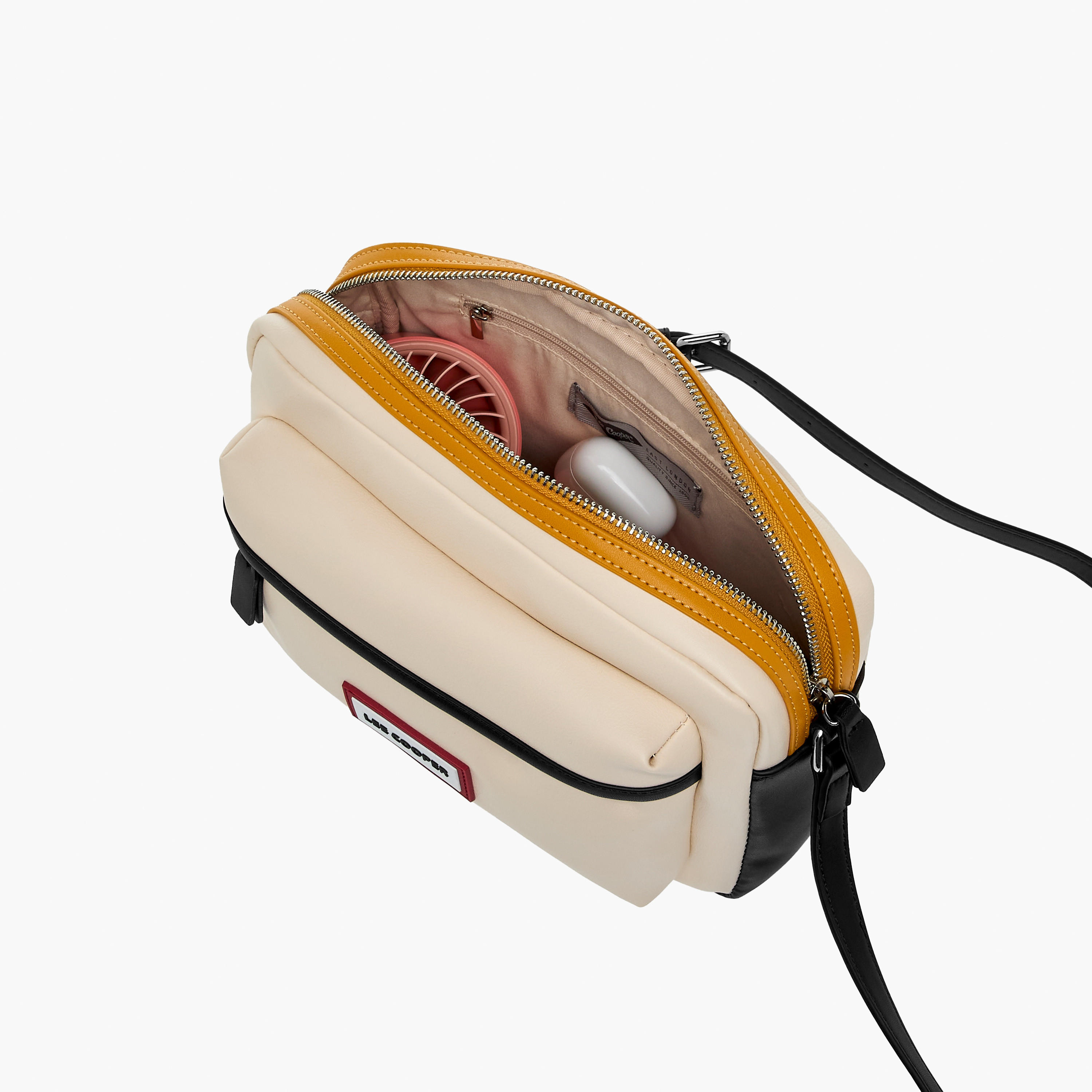 Lee Cooper Logo Accent Crossbody Bag with Zip Closure-women-bagsandwallets-handbags-image-8