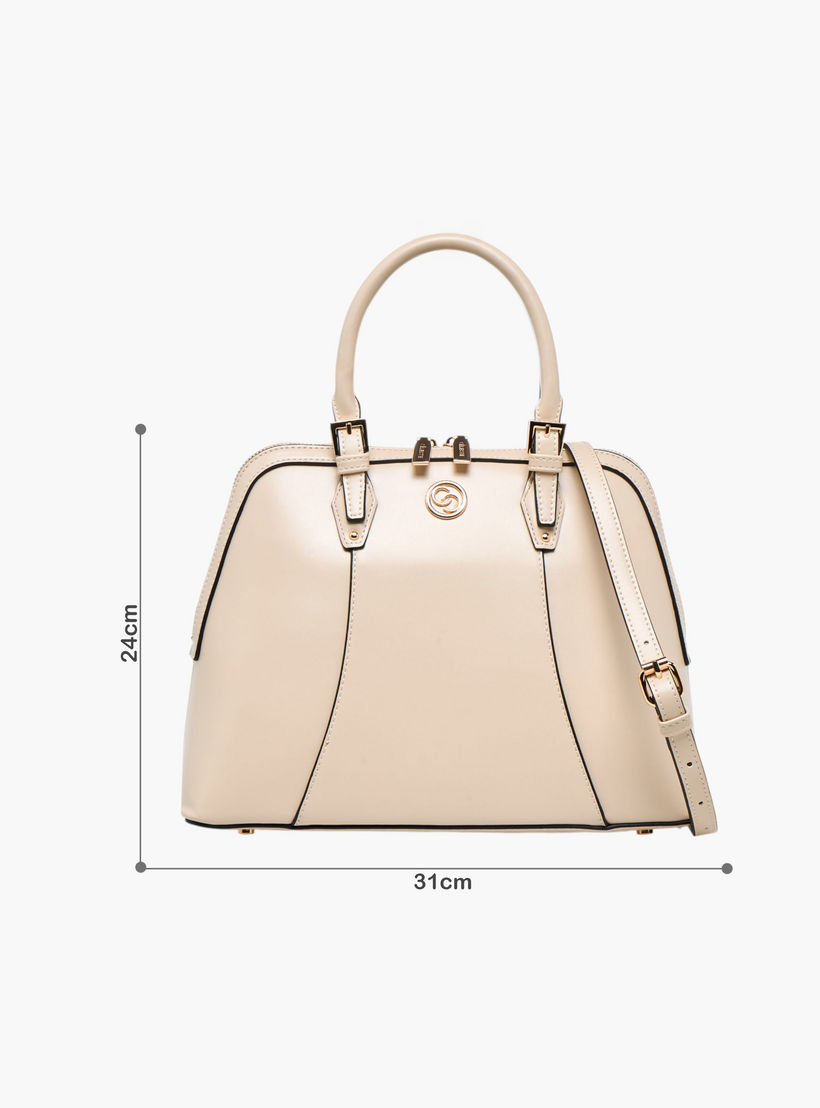 شنطة توتي سادة بحزام قابل للفصل وسحاب إغلاق من سيليست-women-bagsandwallets-handbags-image-2