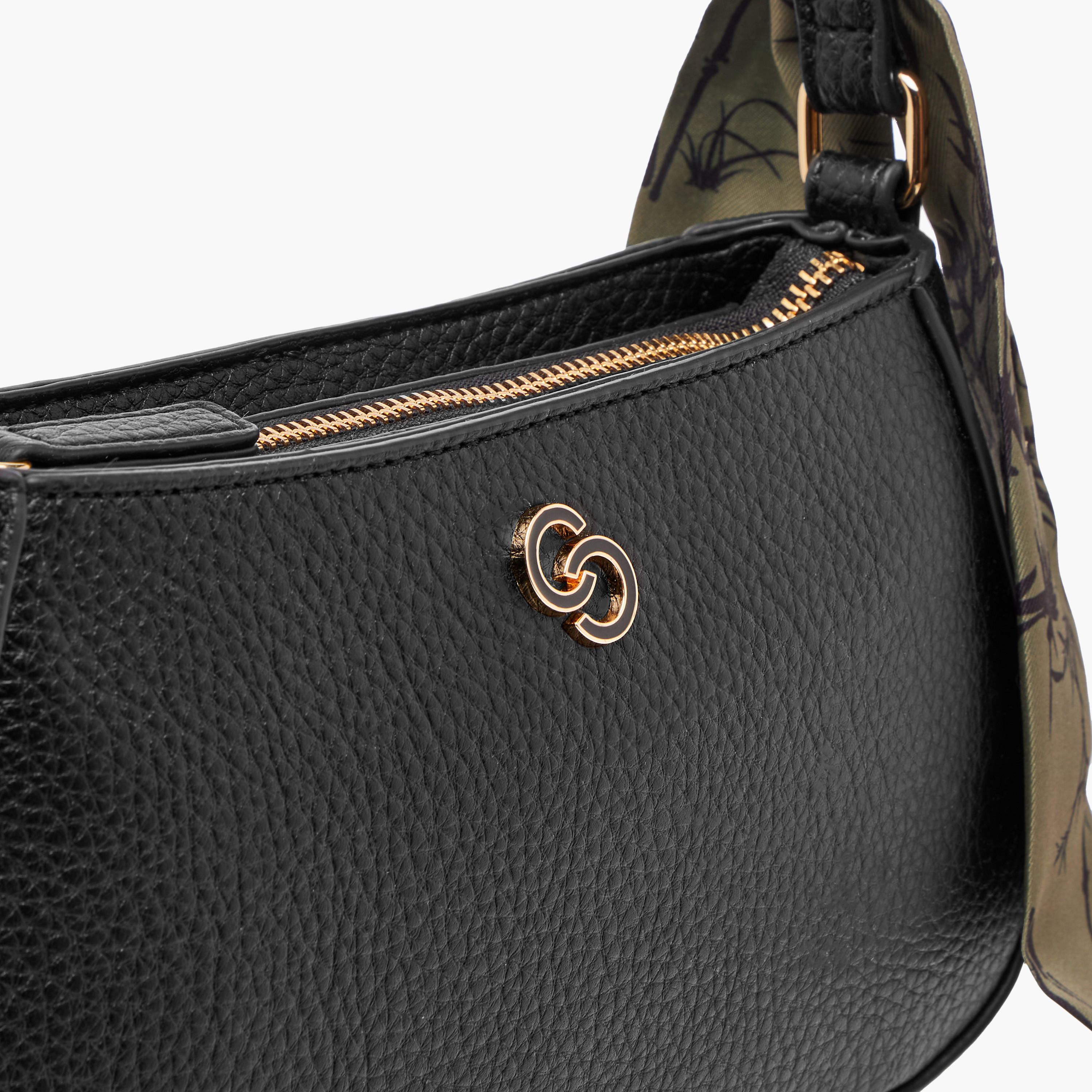 Celeste Solid Crossbody Bag with Zip Closure and Scarf Accent-women-bagsandwallets-handbags-image-5