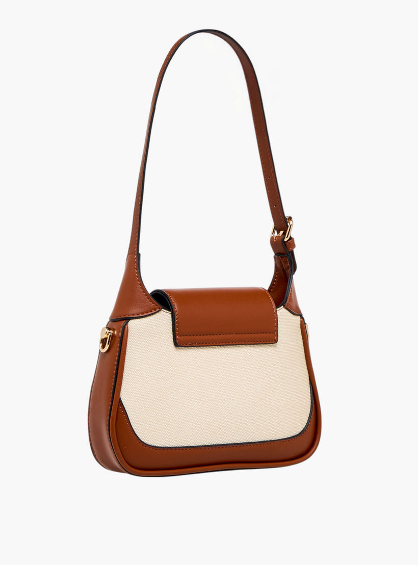شنطة كتف بتصميم قوالب ملونة مع حزام قابل للفصل من سيليست-women-bagsandwallets-handbags-image-5