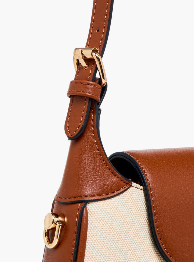 شنطة كتف بتصميم قوالب ملونة مع حزام قابل للفصل من سيليست-women-bagsandwallets-handbags-image-7