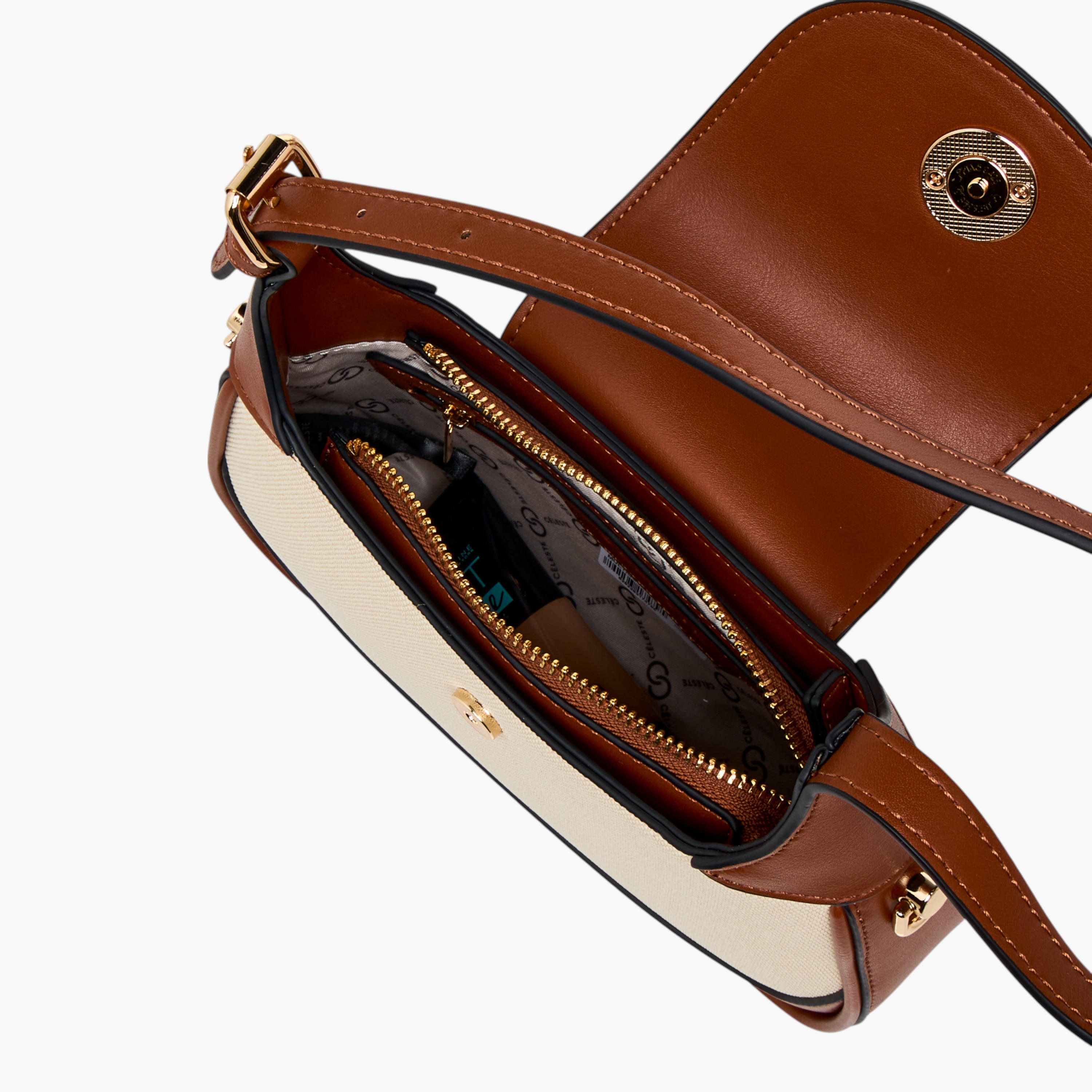 شنطة كتف بتصميم قوالب ملونة مع حزام قابل للفصل من سيليست-women-bagsandwallets-handbags-image-10