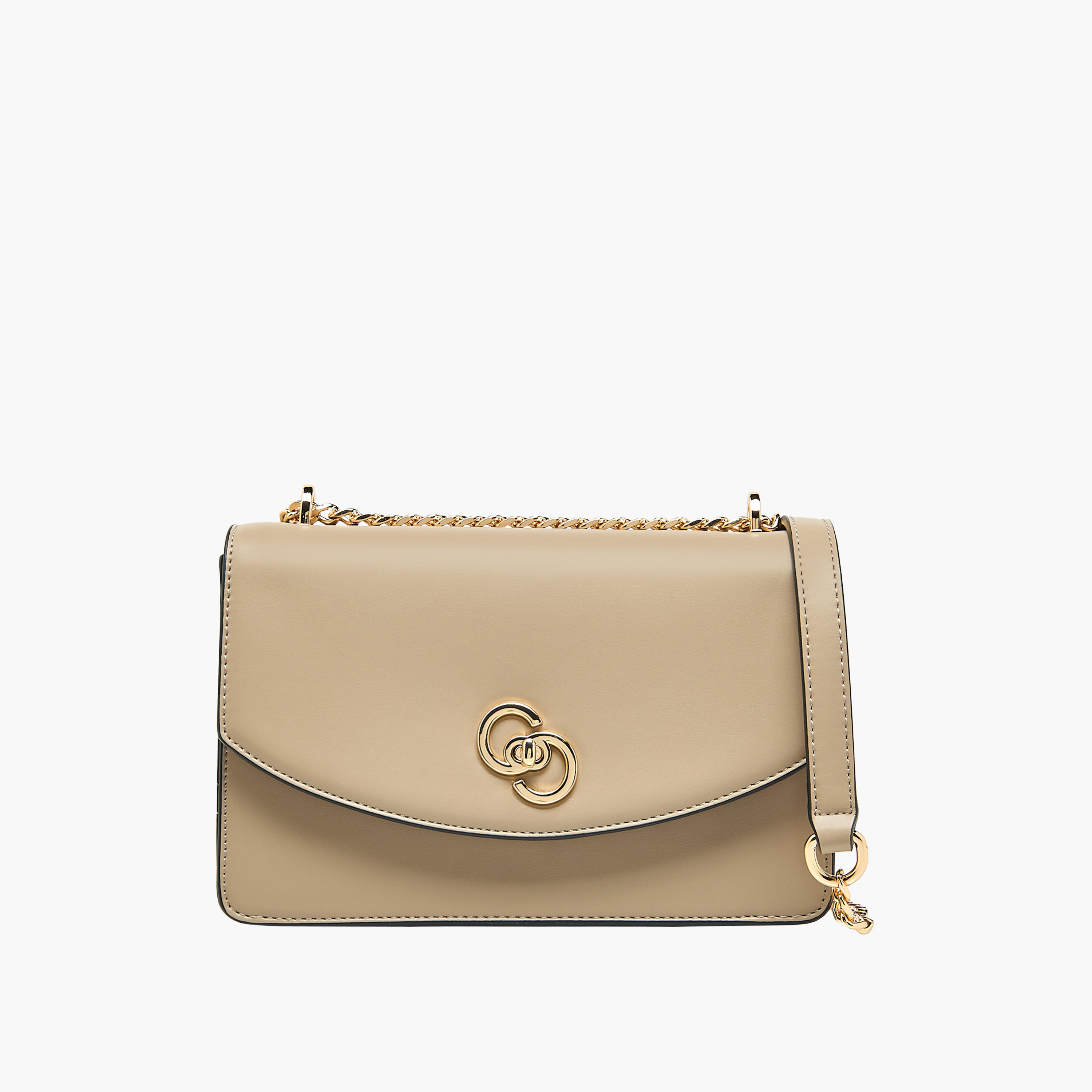 شنطة كروس بودي سادة بحزام سلسلة وقفل إغلاق تويست من سيليست-women-bagsandwallets-handbags-image-10