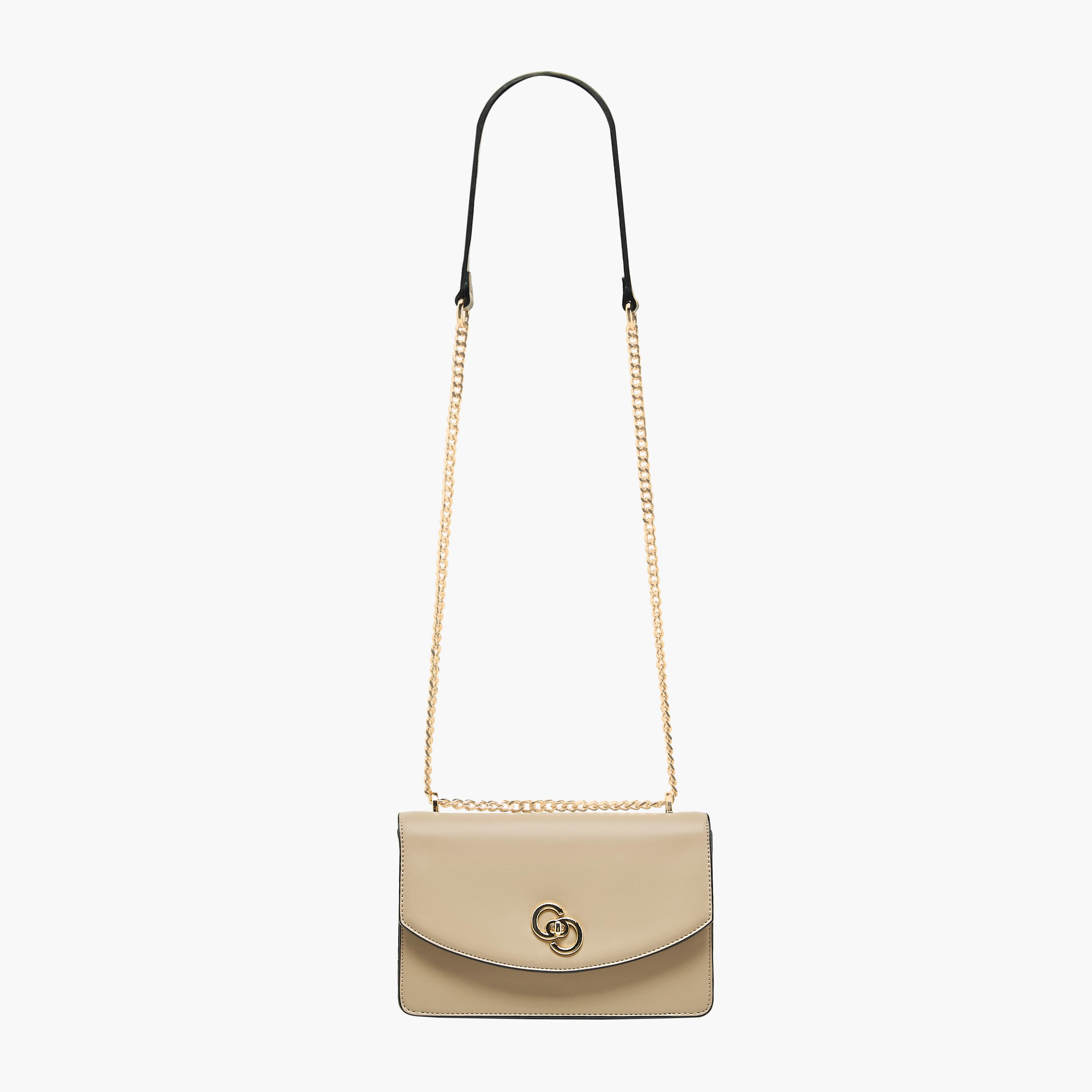 شنطة كروس بودي سادة بحزام سلسلة وقفل إغلاق تويست من سيليست-women-bagsandwallets-handbags-image-12