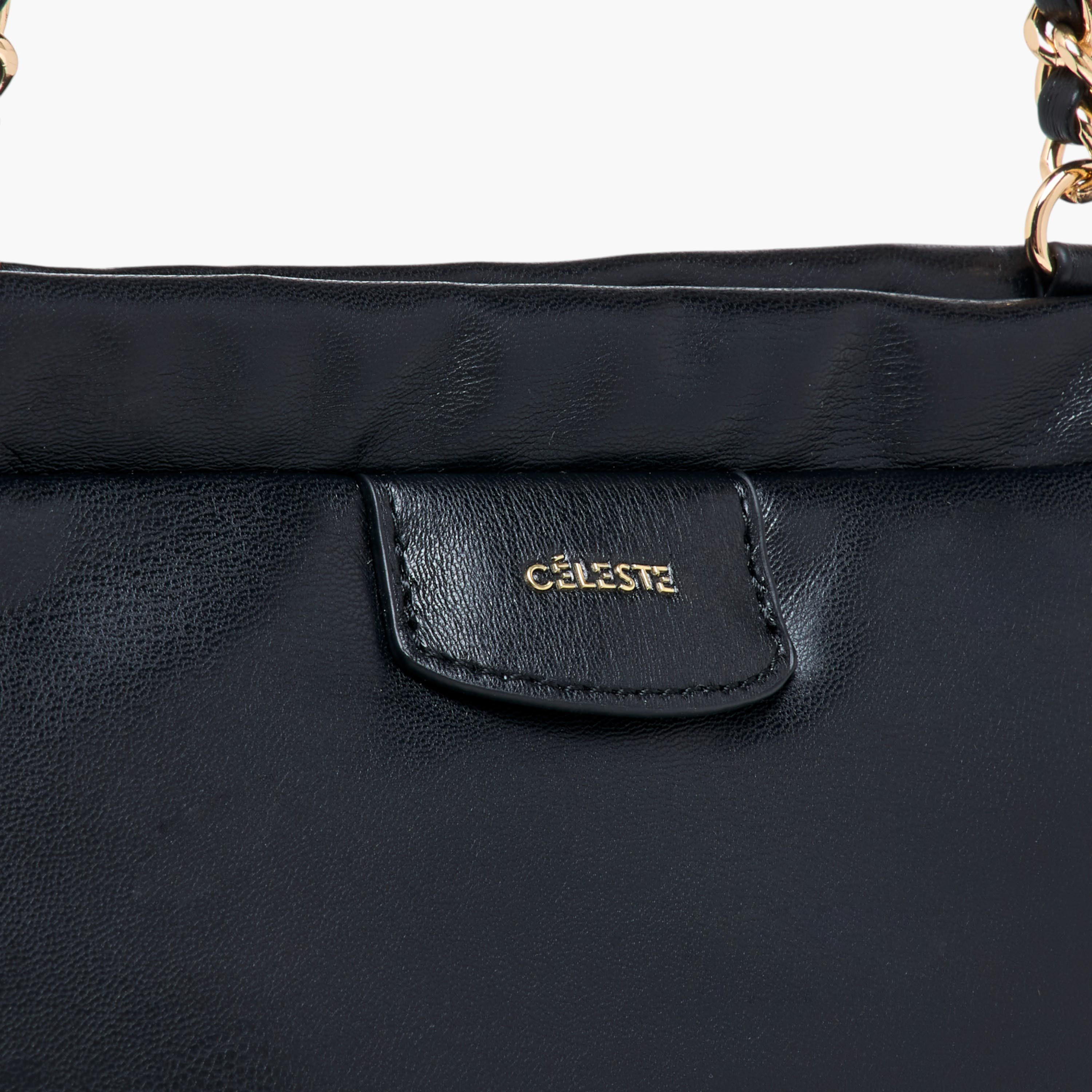 شنطة كروس بودي سادة بحزام سلسلة من سيليست-women-bagsandwallets-handbags-image-5
