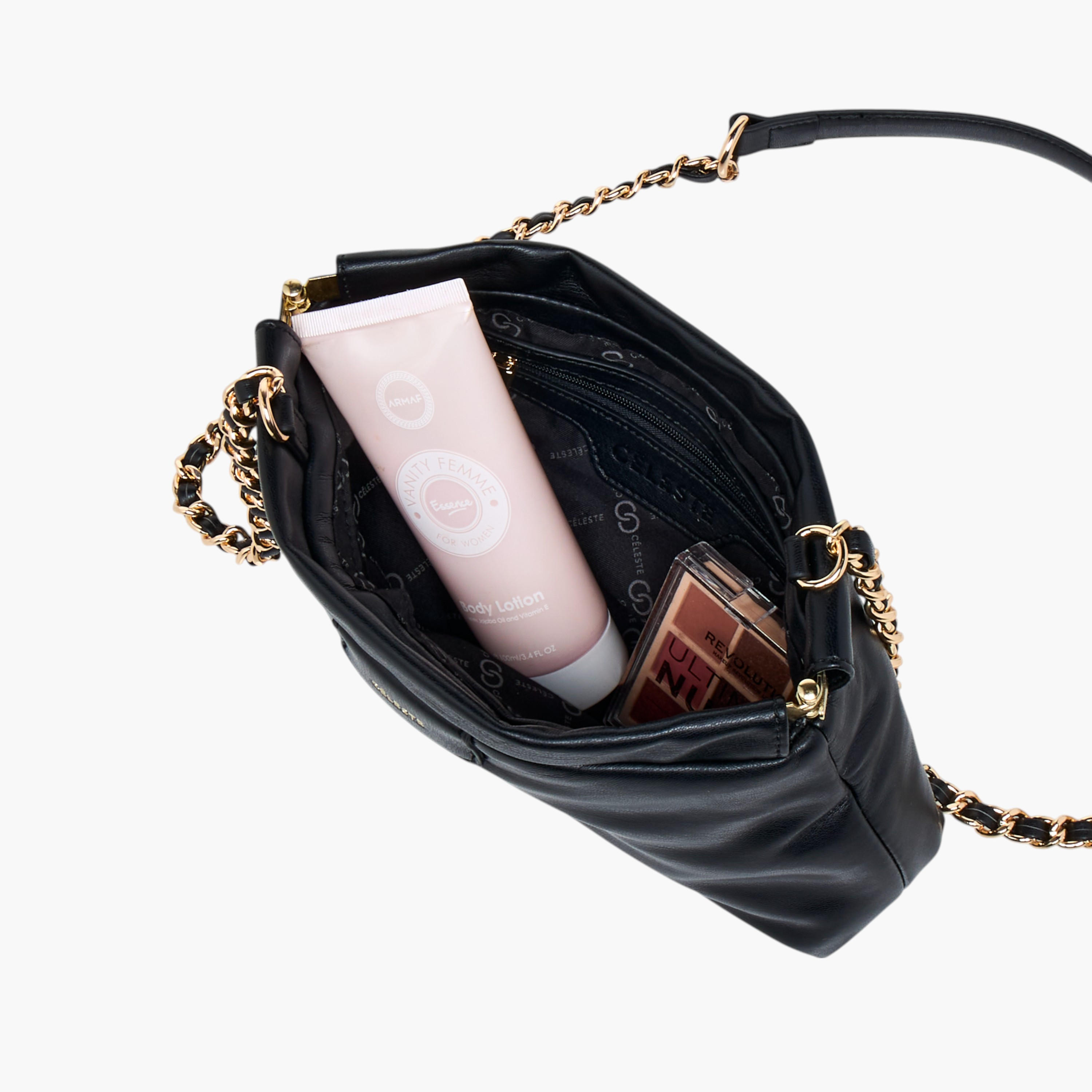 شنطة كروس بودي سادة بحزام سلسلة من سيليست-women-bagsandwallets-handbags-image-8