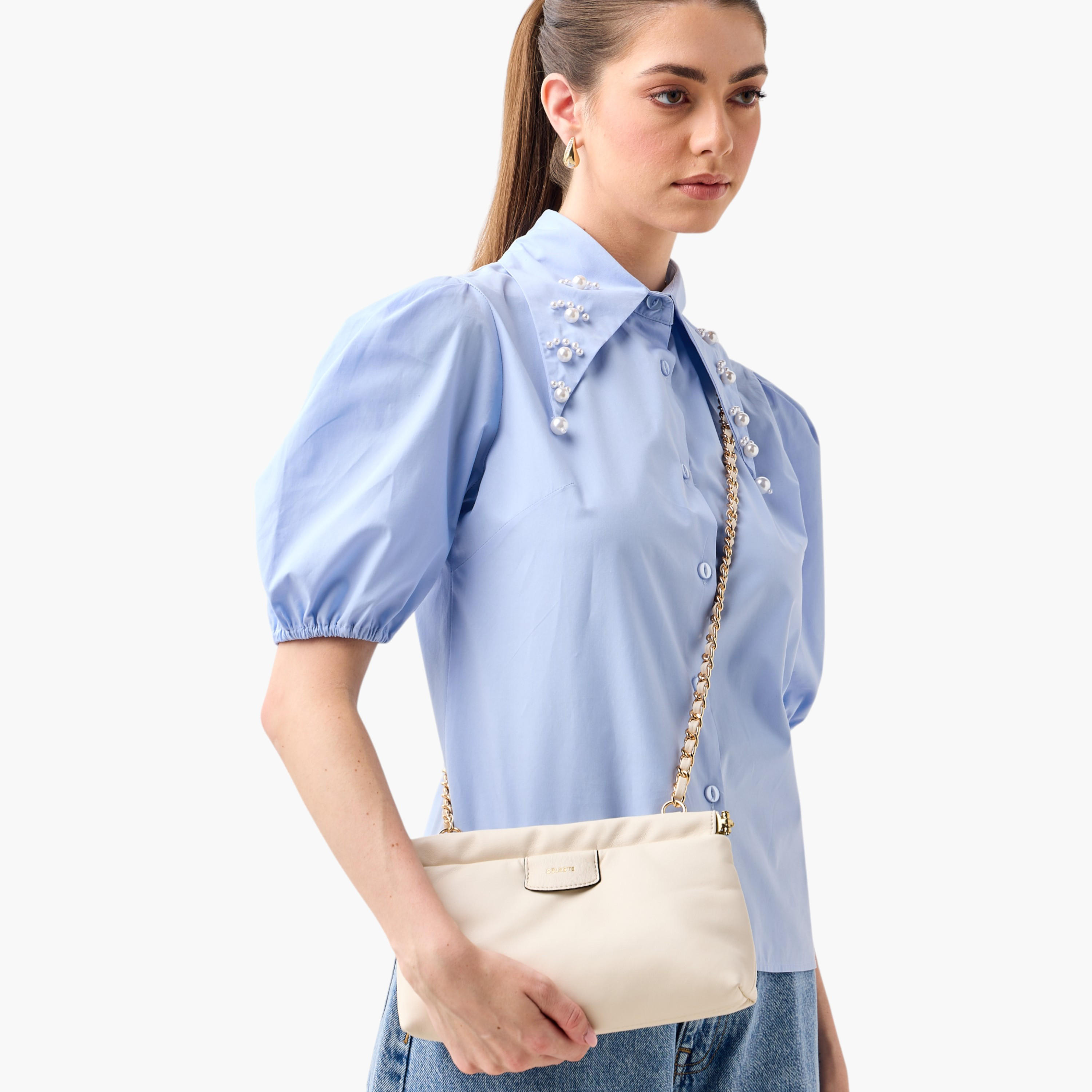 Celeste Solid Crossbody Bag with Chain Strap-women-bagsandwallets-handbags-image-10