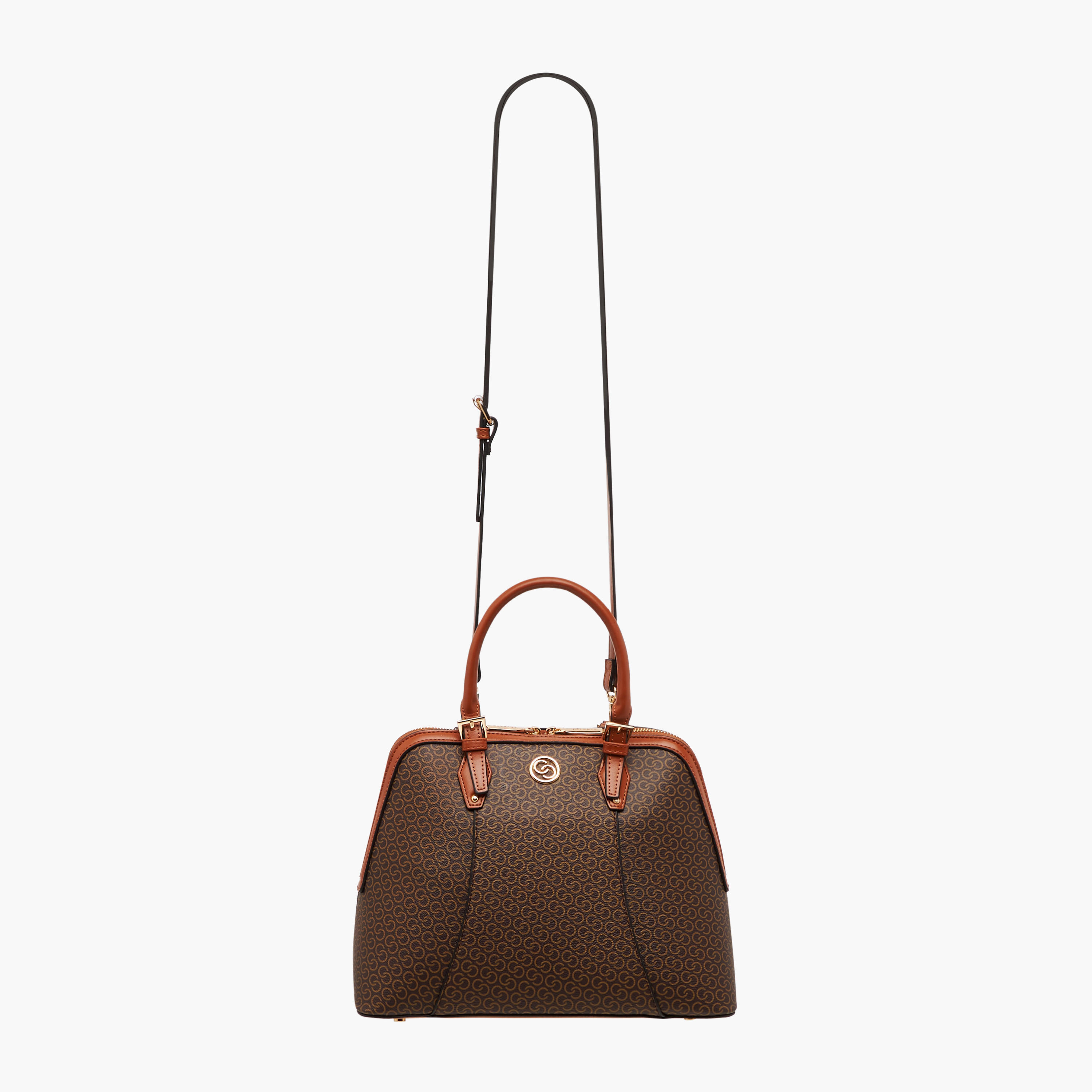 شنطة توتي بحزام قابل للفصل وسحاب إغلاق وطبعات مونوجرام من سيليست-women-bagsandwallets-handbags-image-4