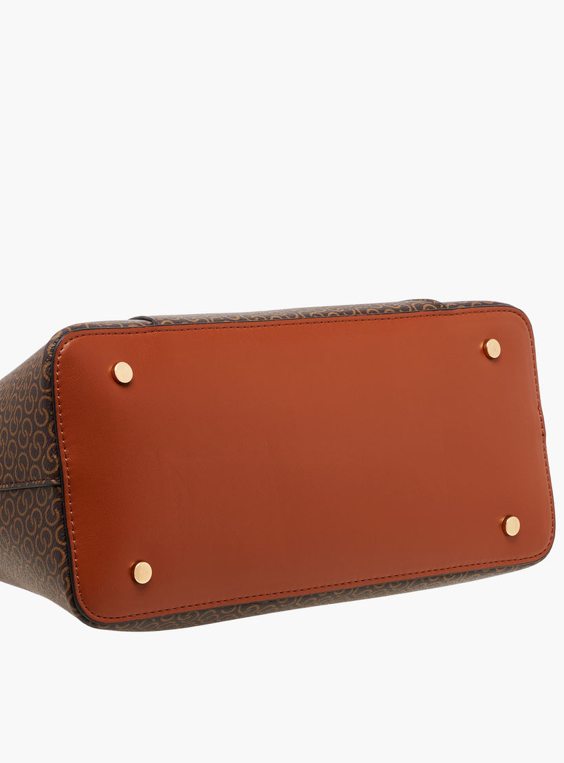 شنطة توتي بحزام قابل للفصل وسحاب إغلاق وطبعات مونوجرام من سيليست-women-bagsandwallets-handbags-image-8