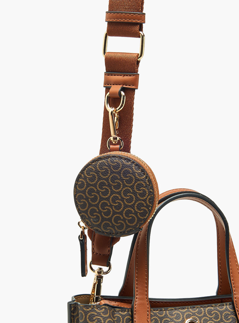 Celeste Monogram Print Tote Bag with Zip Closure and Coin Pouch-women-bagsandwallets-handbags-image-6